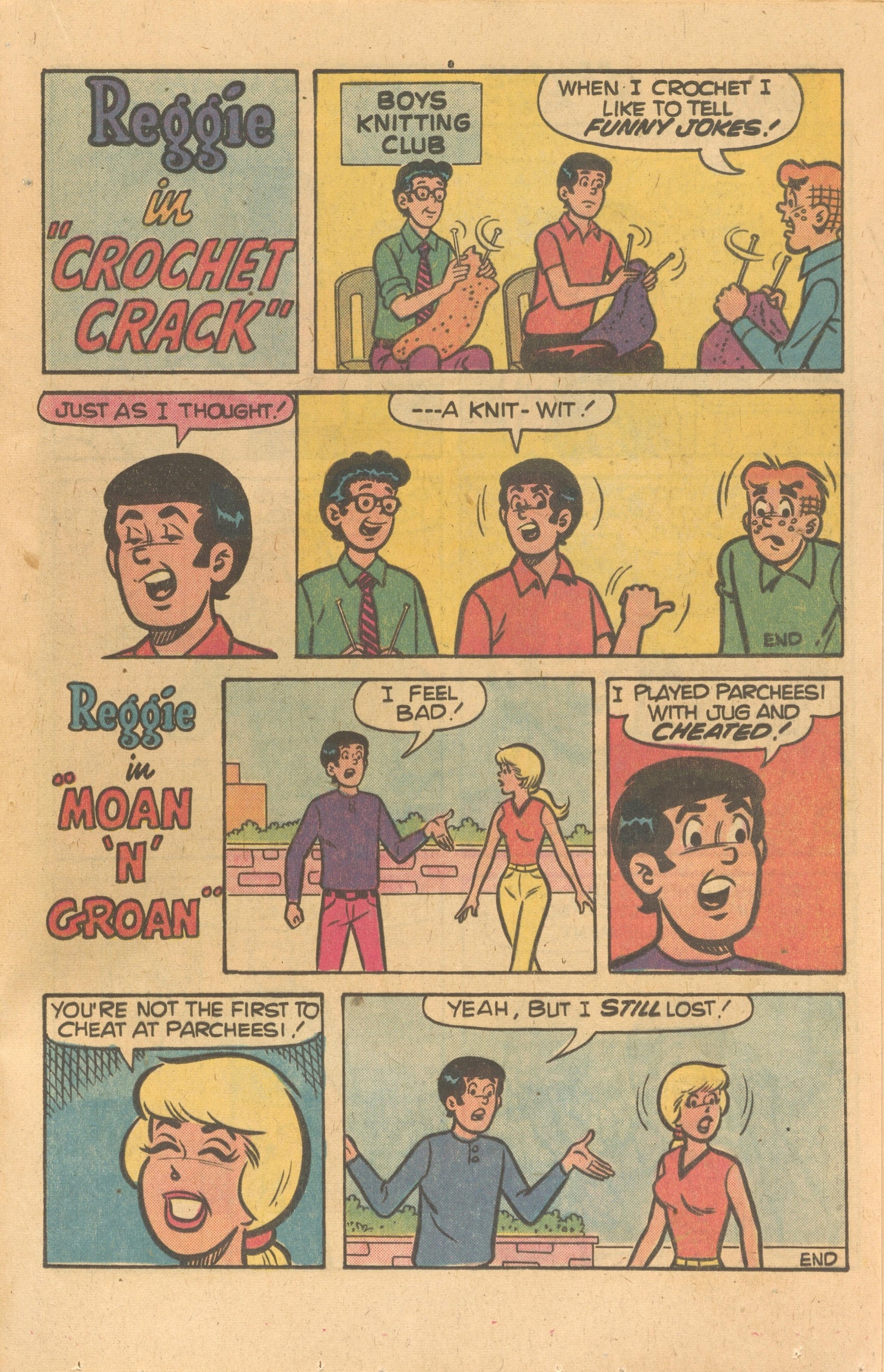 Read online Reggie's Wise Guy Jokes comic -  Issue #44 - 17