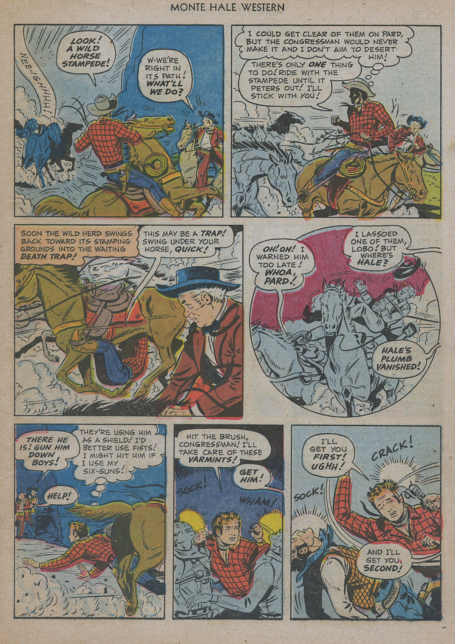 Read online Monte Hale Western comic -  Issue #47 - 7