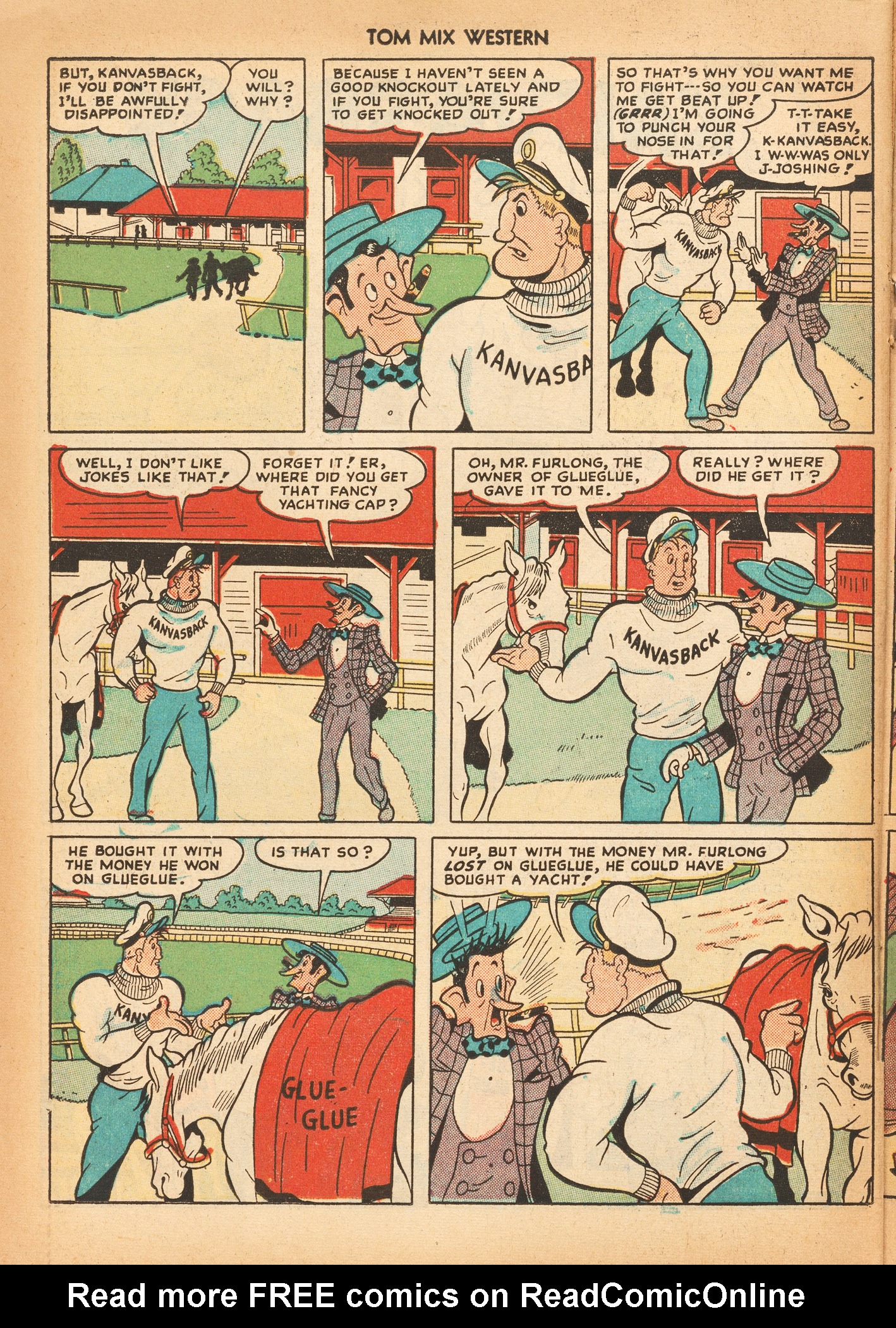Read online Tom Mix Western (1948) comic -  Issue #15 - 38