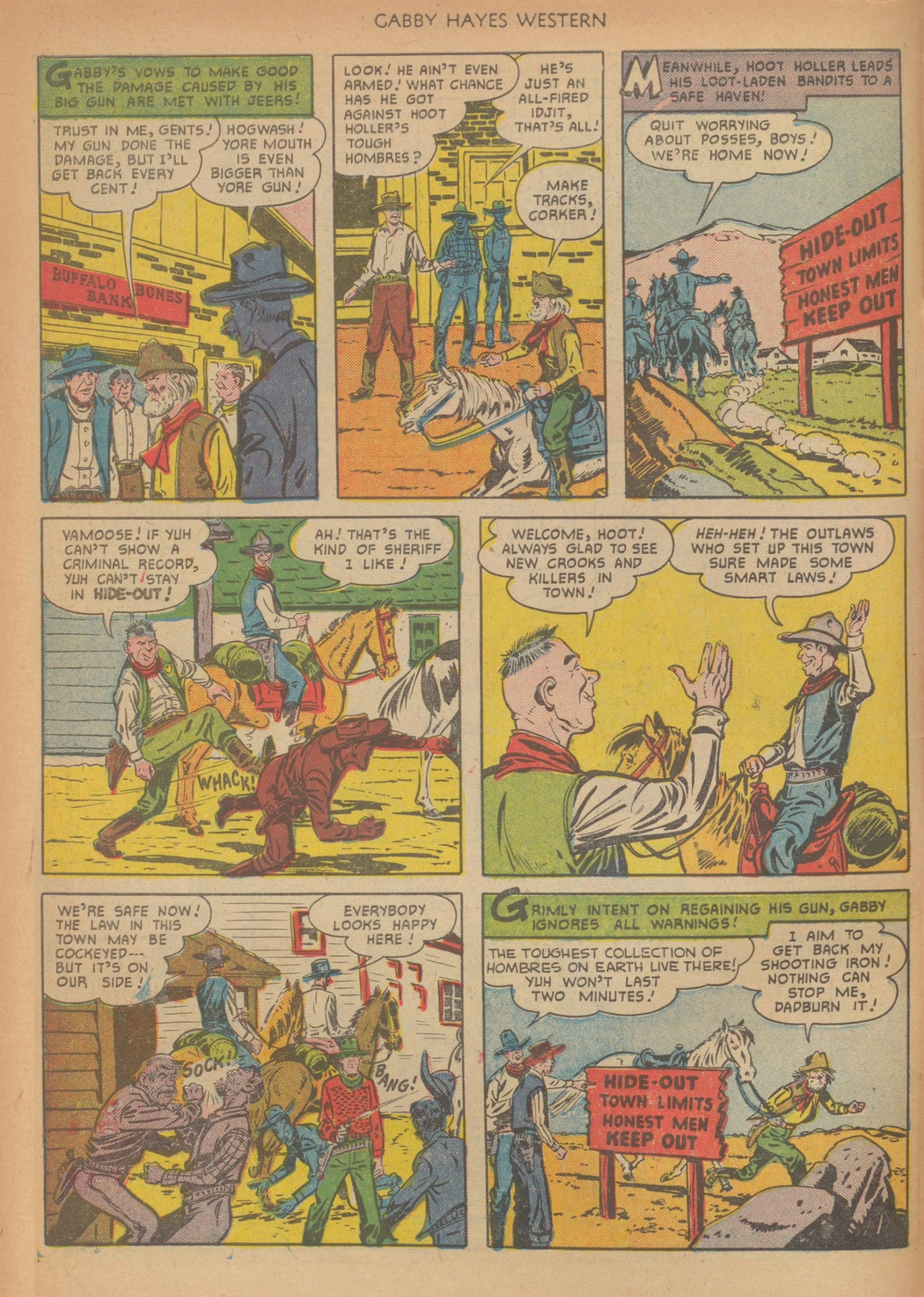 Read online Gabby Hayes Western comic -  Issue #29 - 6