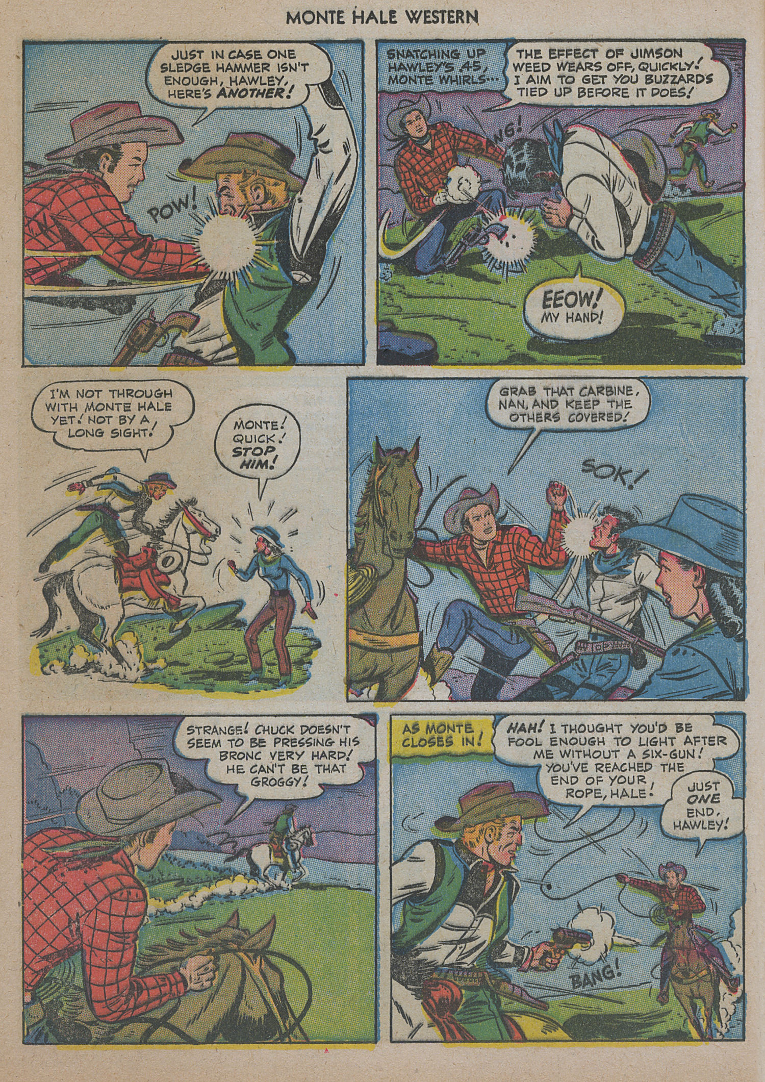 Read online Monte Hale Western comic -  Issue #48 - 12