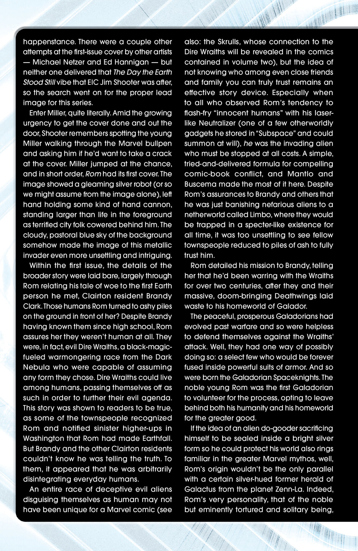 Read online Rom: The Original Marvel Years Omnibus comic -  Issue # TPB (Part 1) - 10