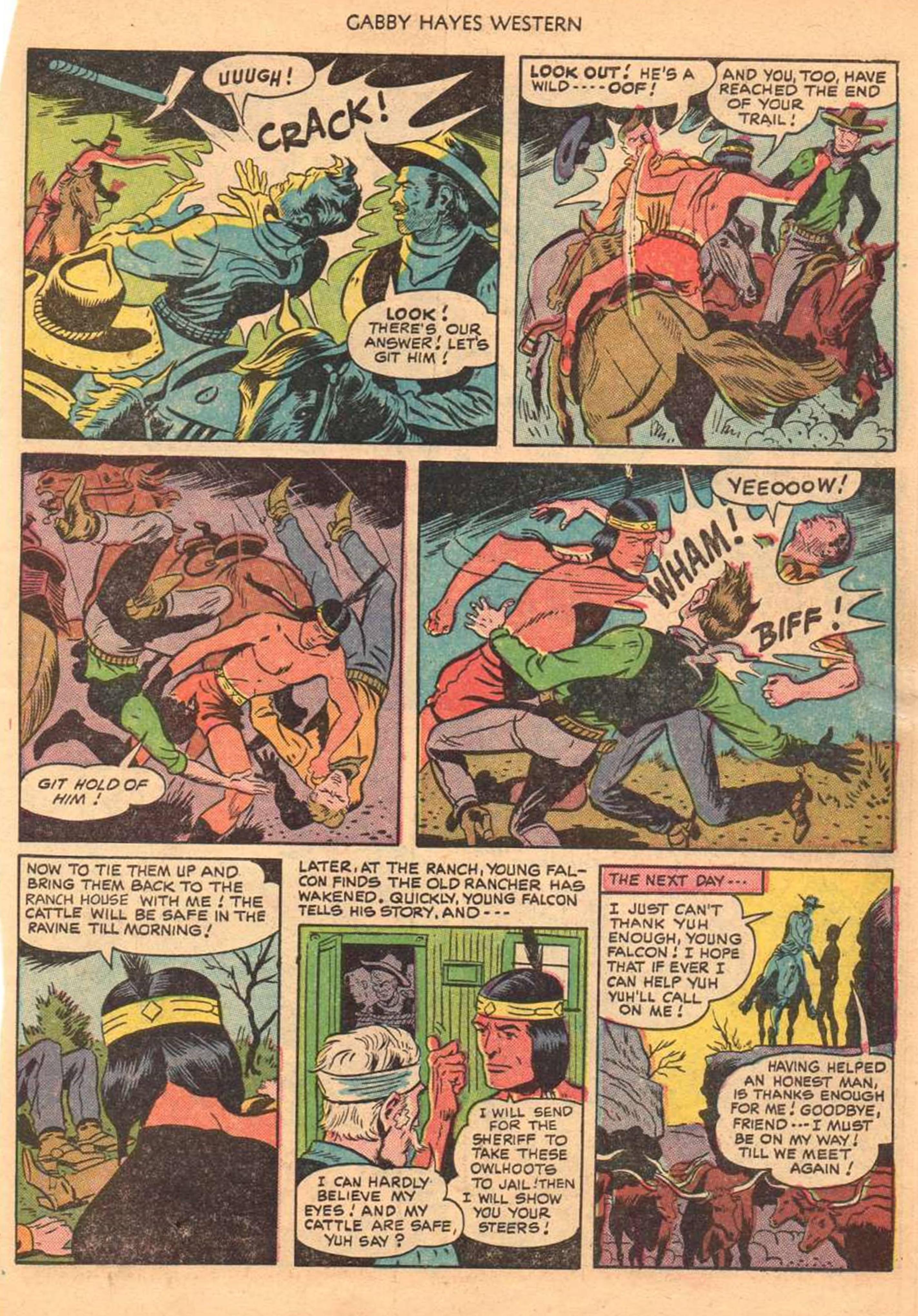 Read online Gabby Hayes Western comic -  Issue #24 - 19