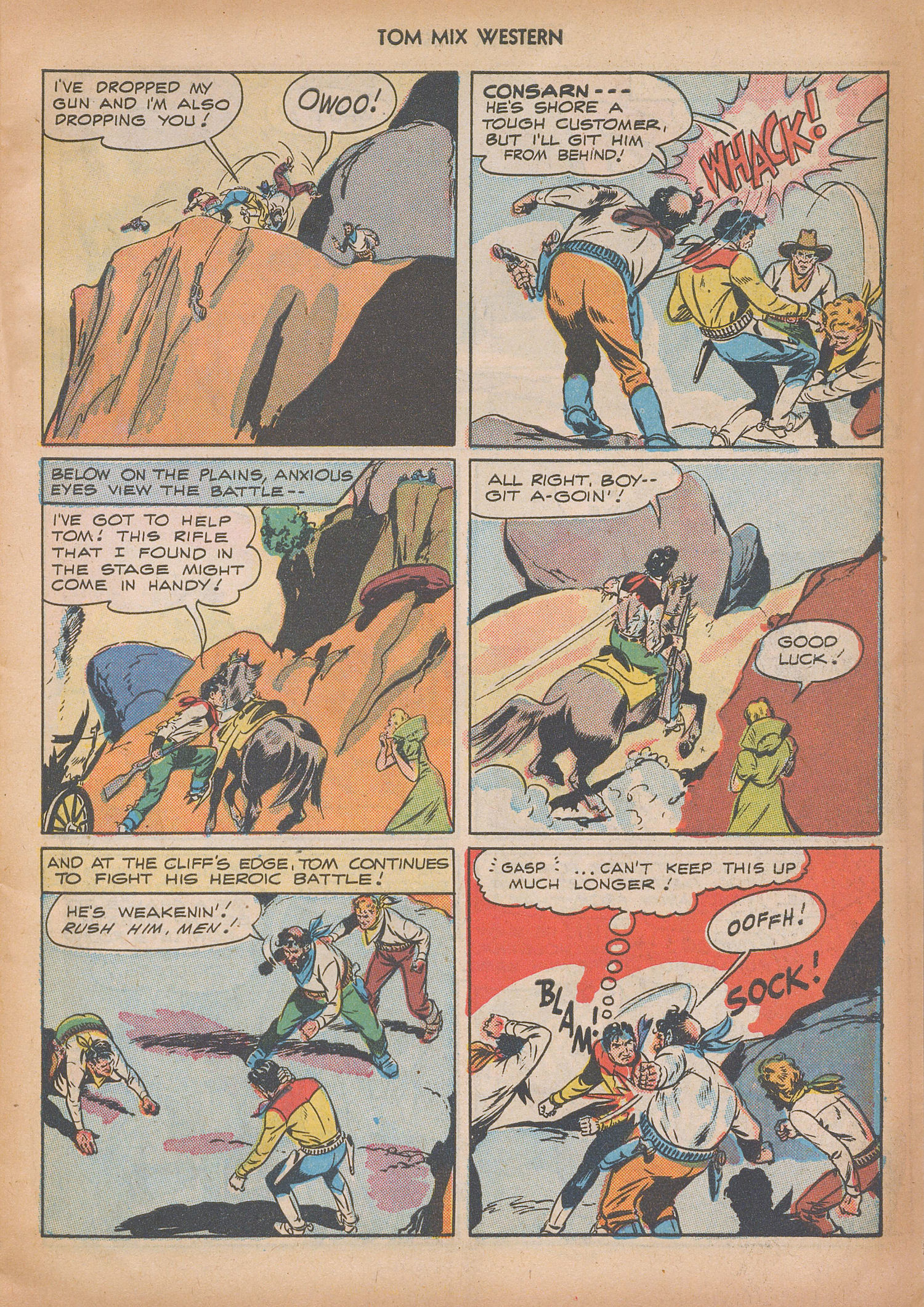 Read online Tom Mix Western (1948) comic -  Issue #9 - 19