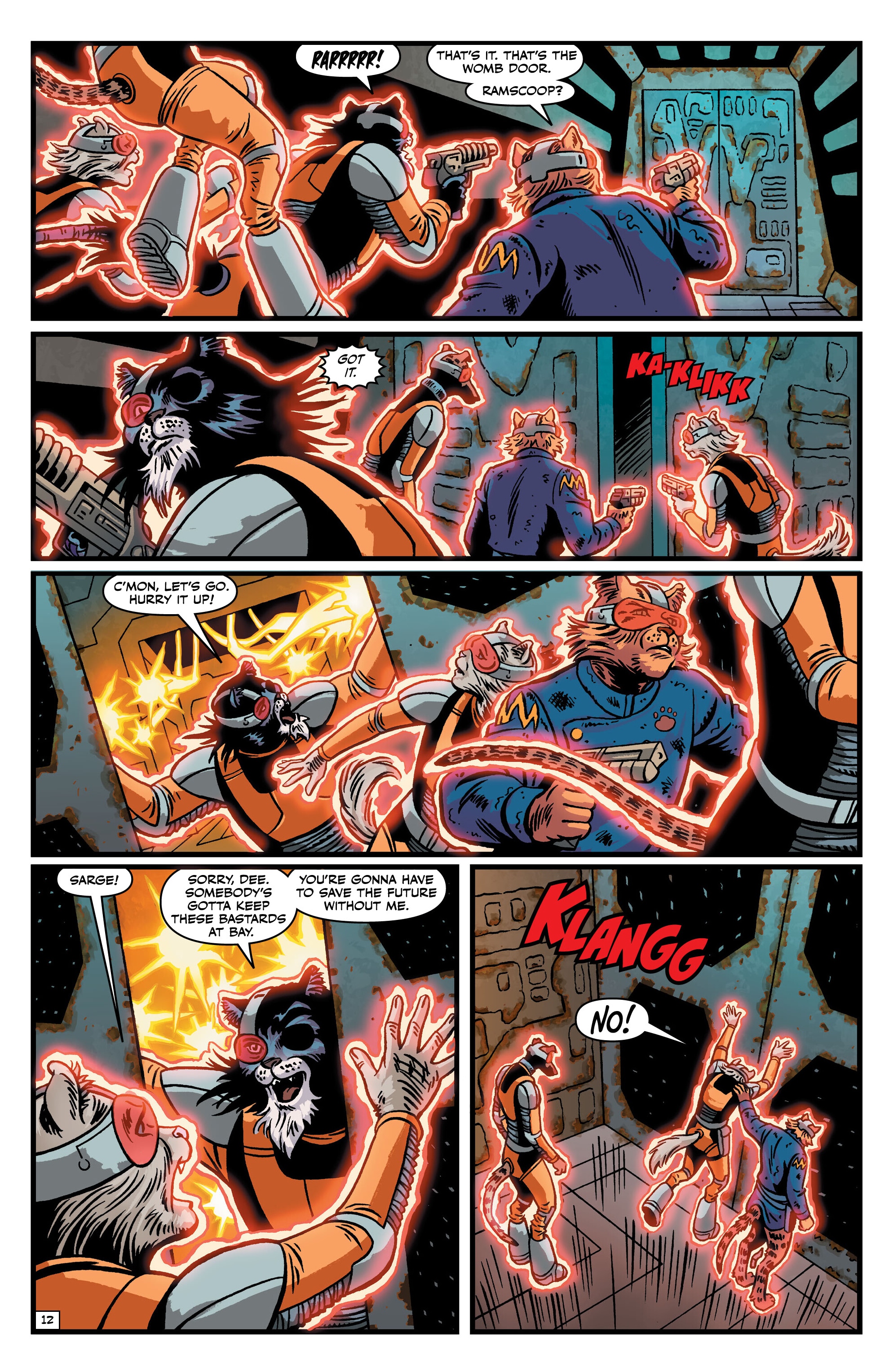 Read online Captain Ginger: The Last Feeder comic -  Issue #2 - 14