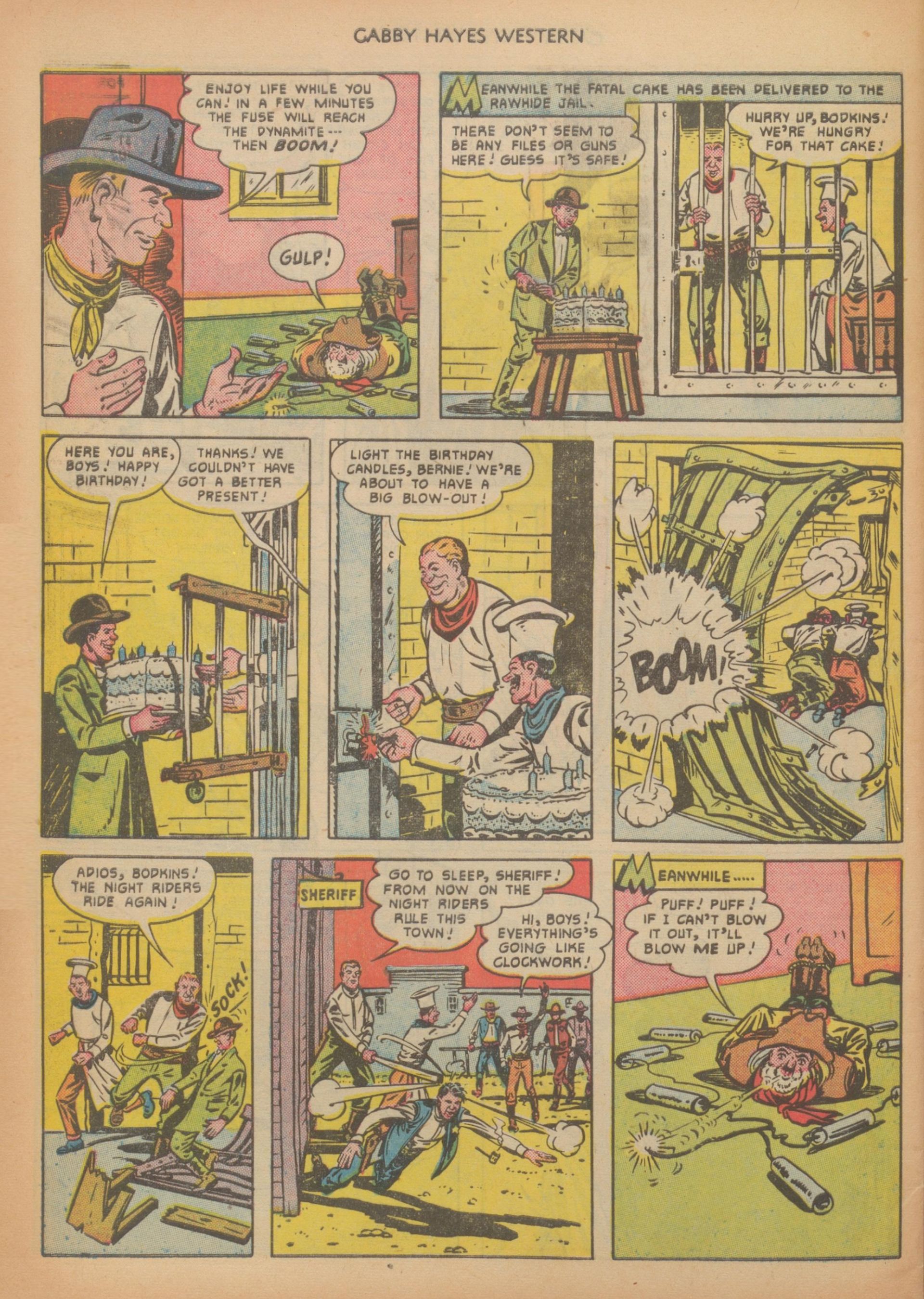 Read online Gabby Hayes Western comic -  Issue #30 - 32