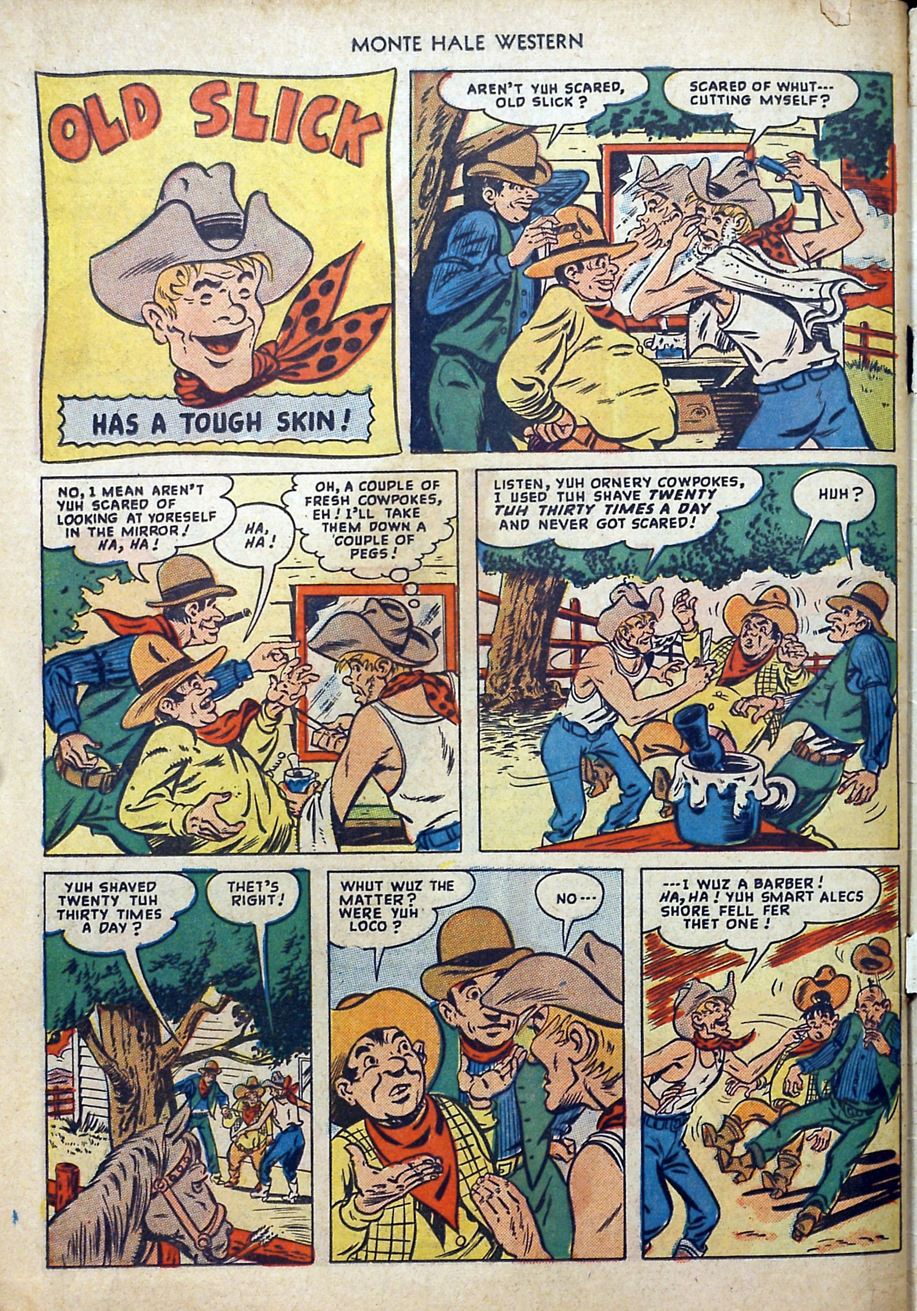Read online Monte Hale Western comic -  Issue #40 - 50