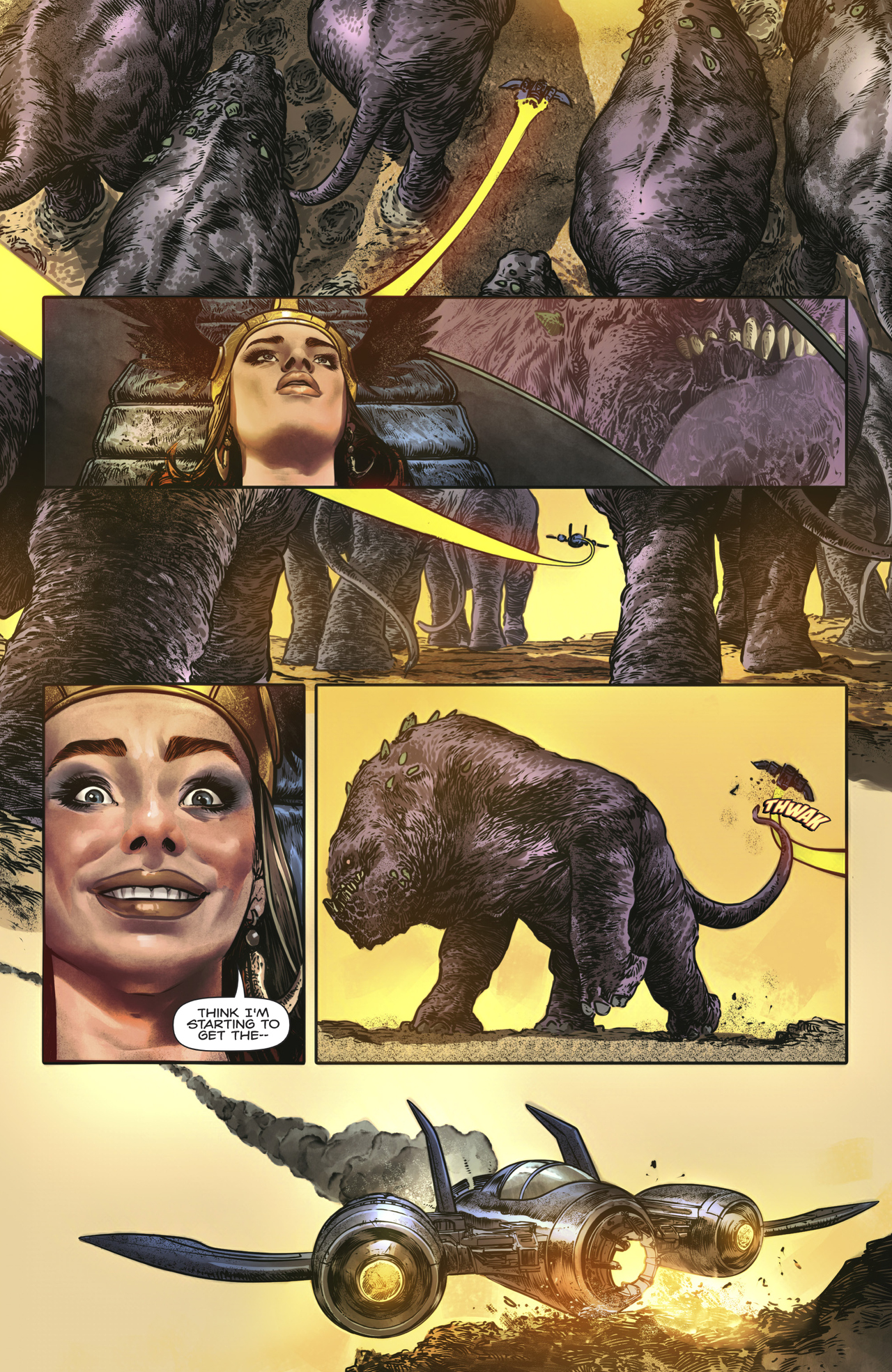 Read online Frank Frazetta's Dawn Attack comic -  Issue #2 - 13