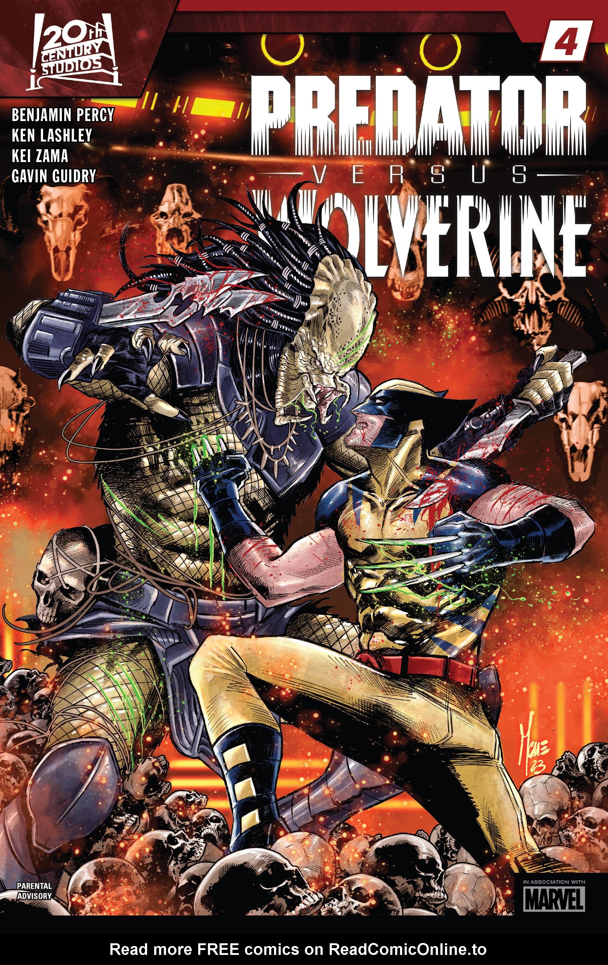 Read online Predator vs. Wolverine comic -  Issue #4 - 1