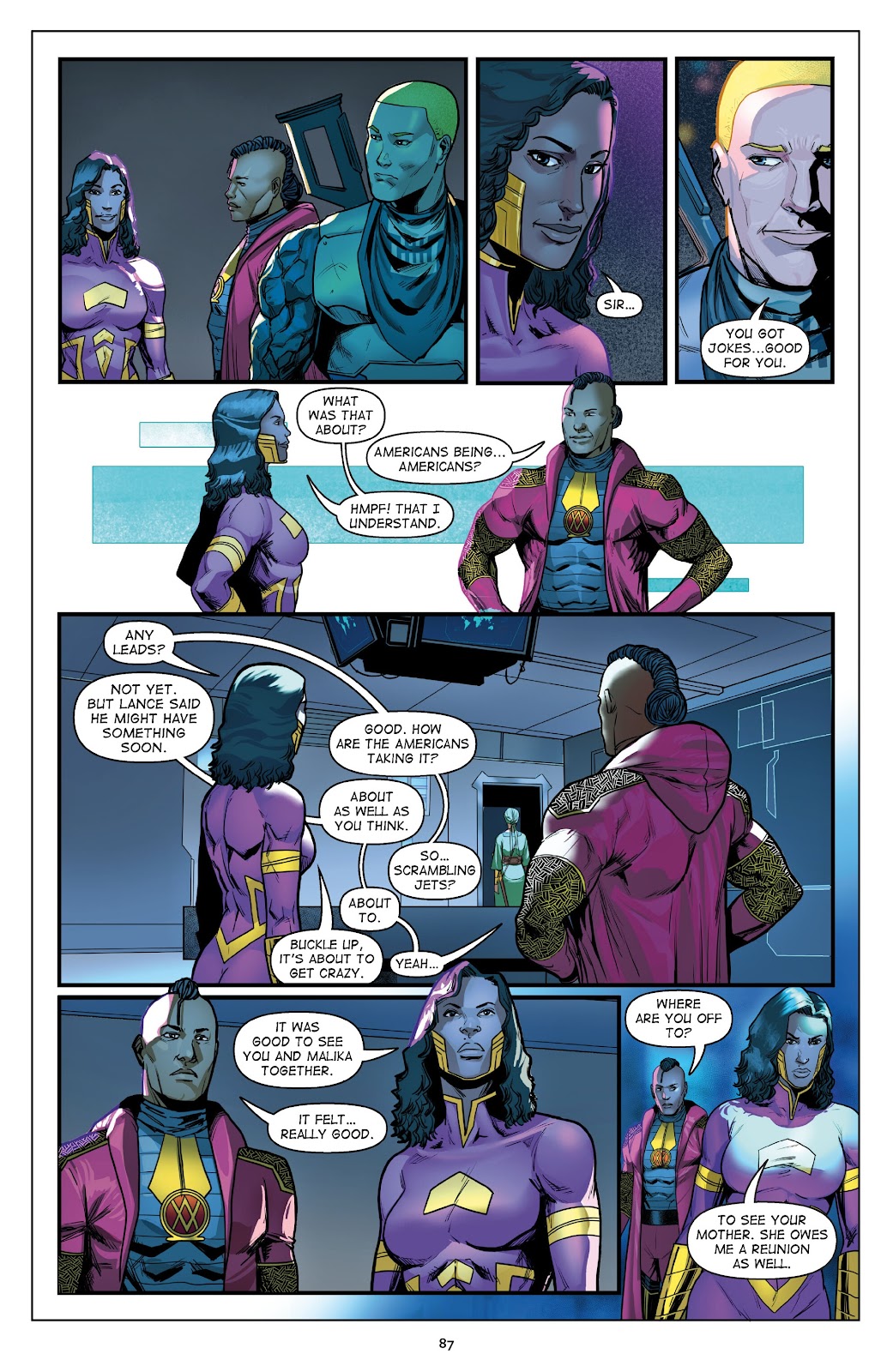The Oloris: Heroes Will Unite issue TPB (Part 1) - Page 87