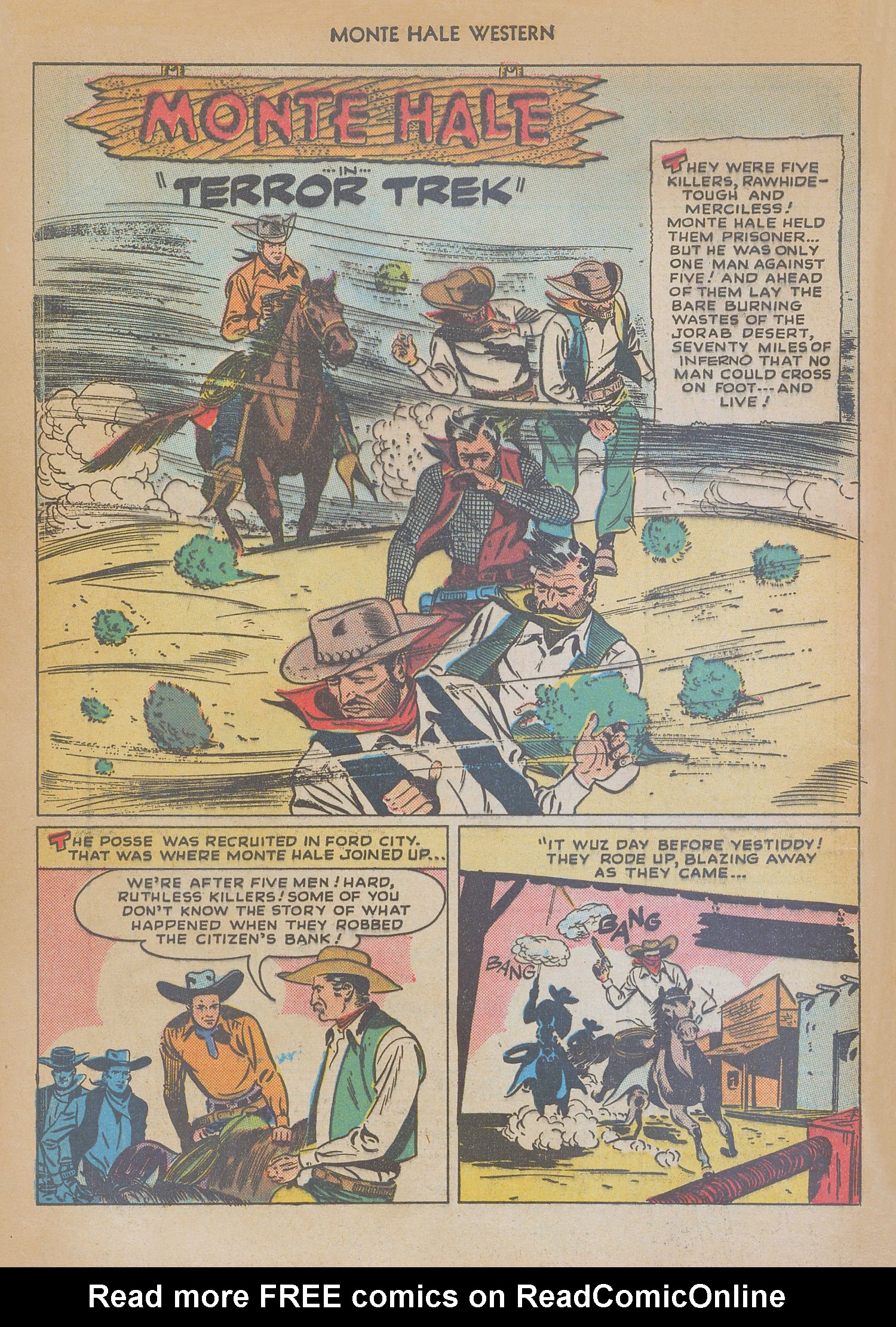 Read online Monte Hale Western comic -  Issue #32 - 4
