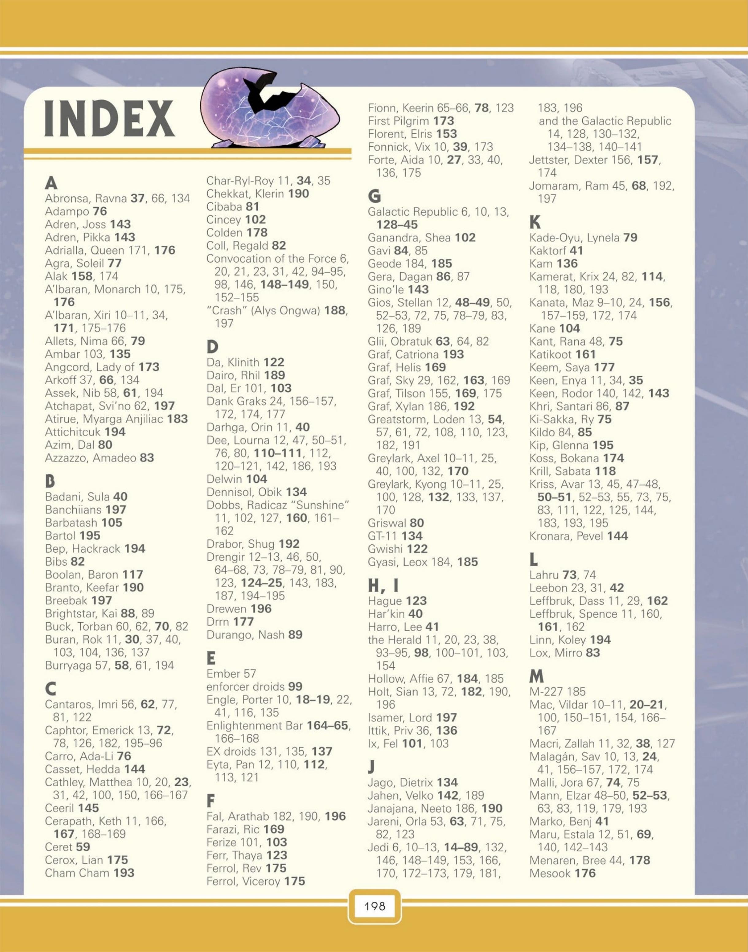 Read online Star Wars: The High Republic Character Encyclopedia comic -  Issue # TPB (Part 2) - 101