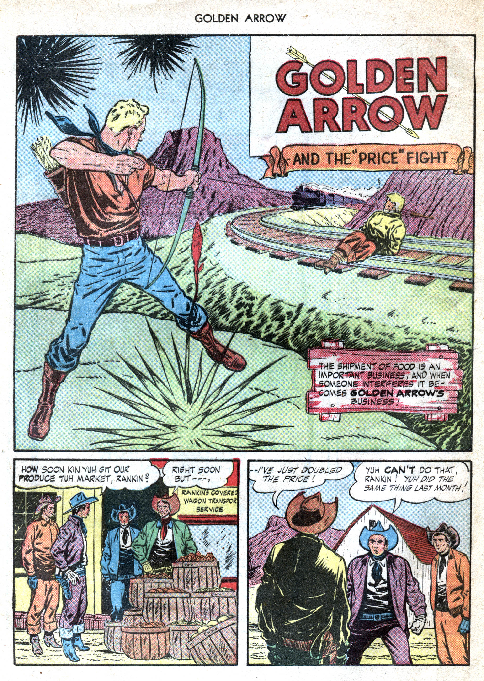 Read online Golden Arrow comic -  Issue #3 - 4