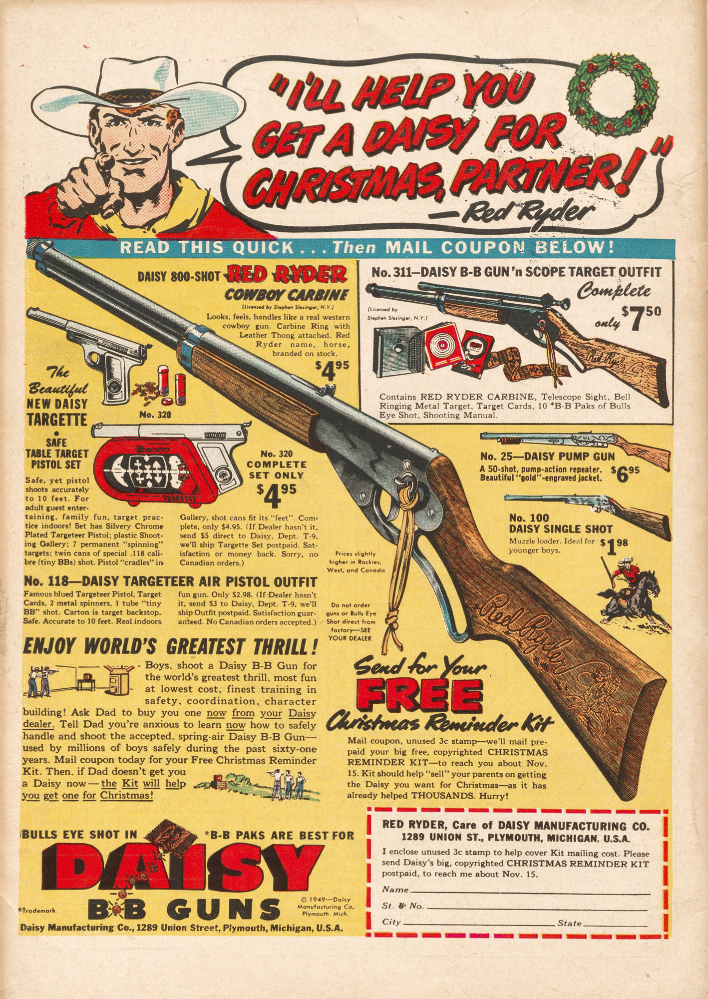 Read online Tom Mix Western (1948) comic -  Issue #23 - 52