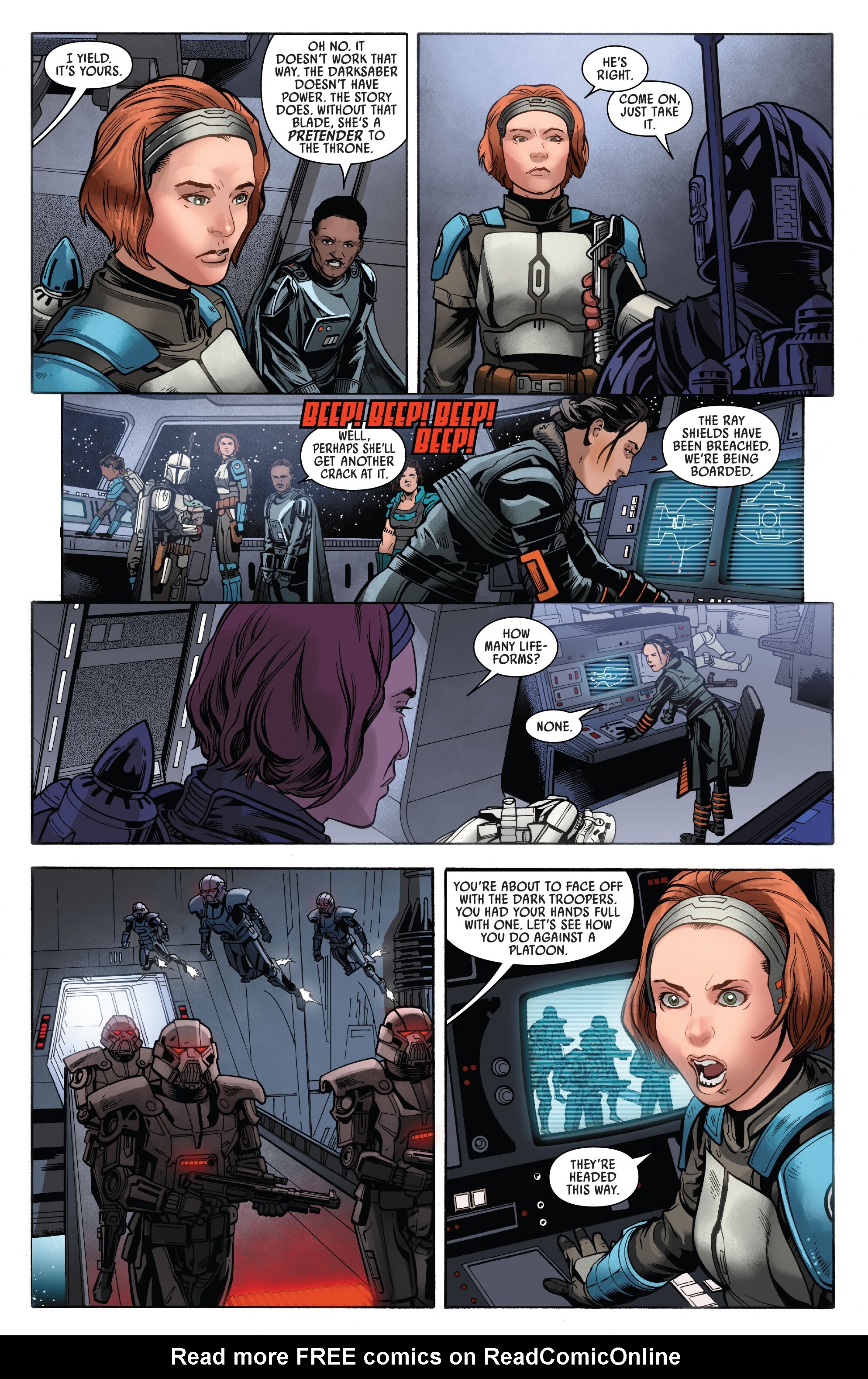 Read online Star Wars: The Mandalorian Season 2 comic -  Issue #8 - 25