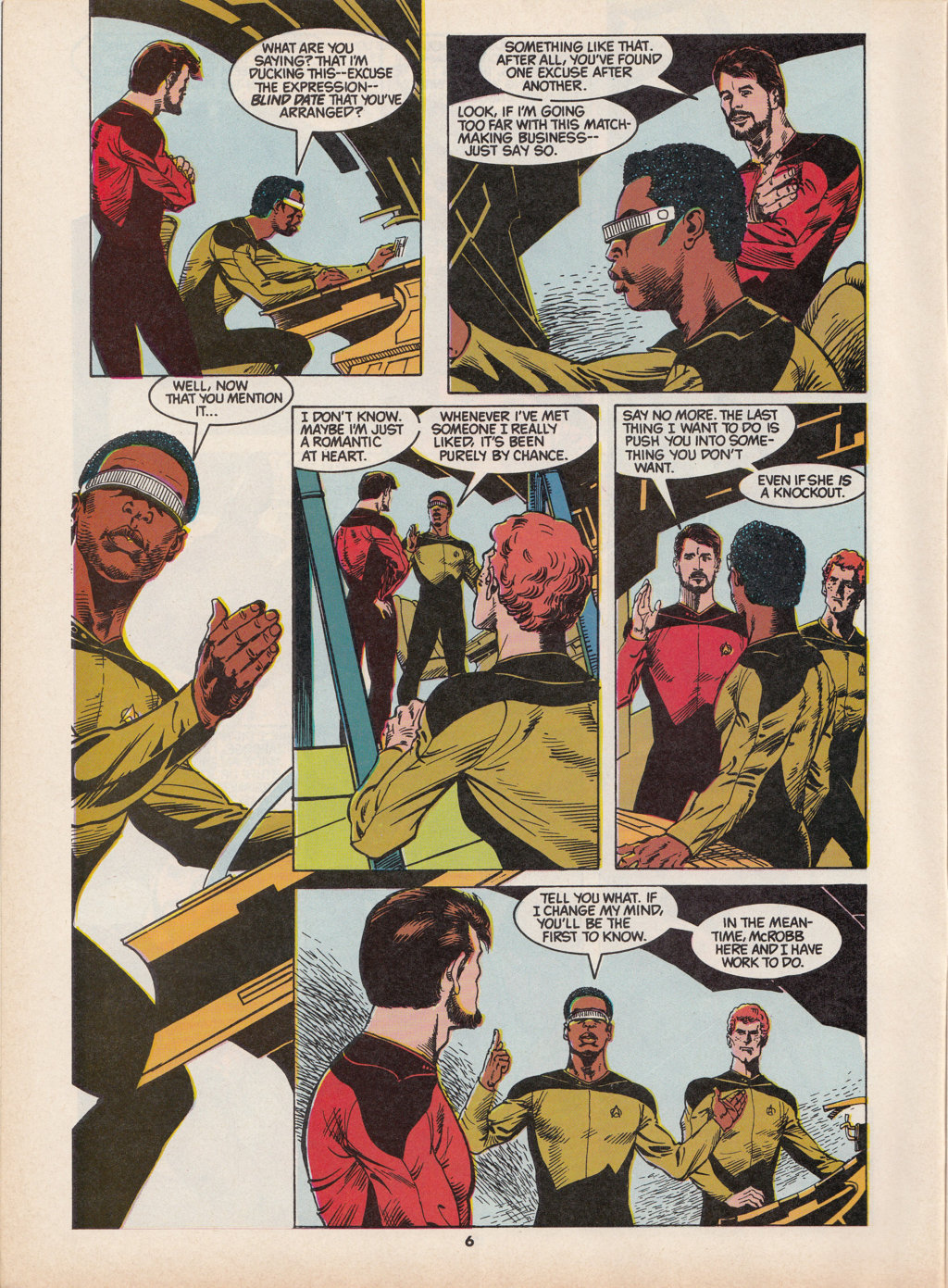Read online Star Trek The Next Generation (1990) comic -  Issue #12 - 6