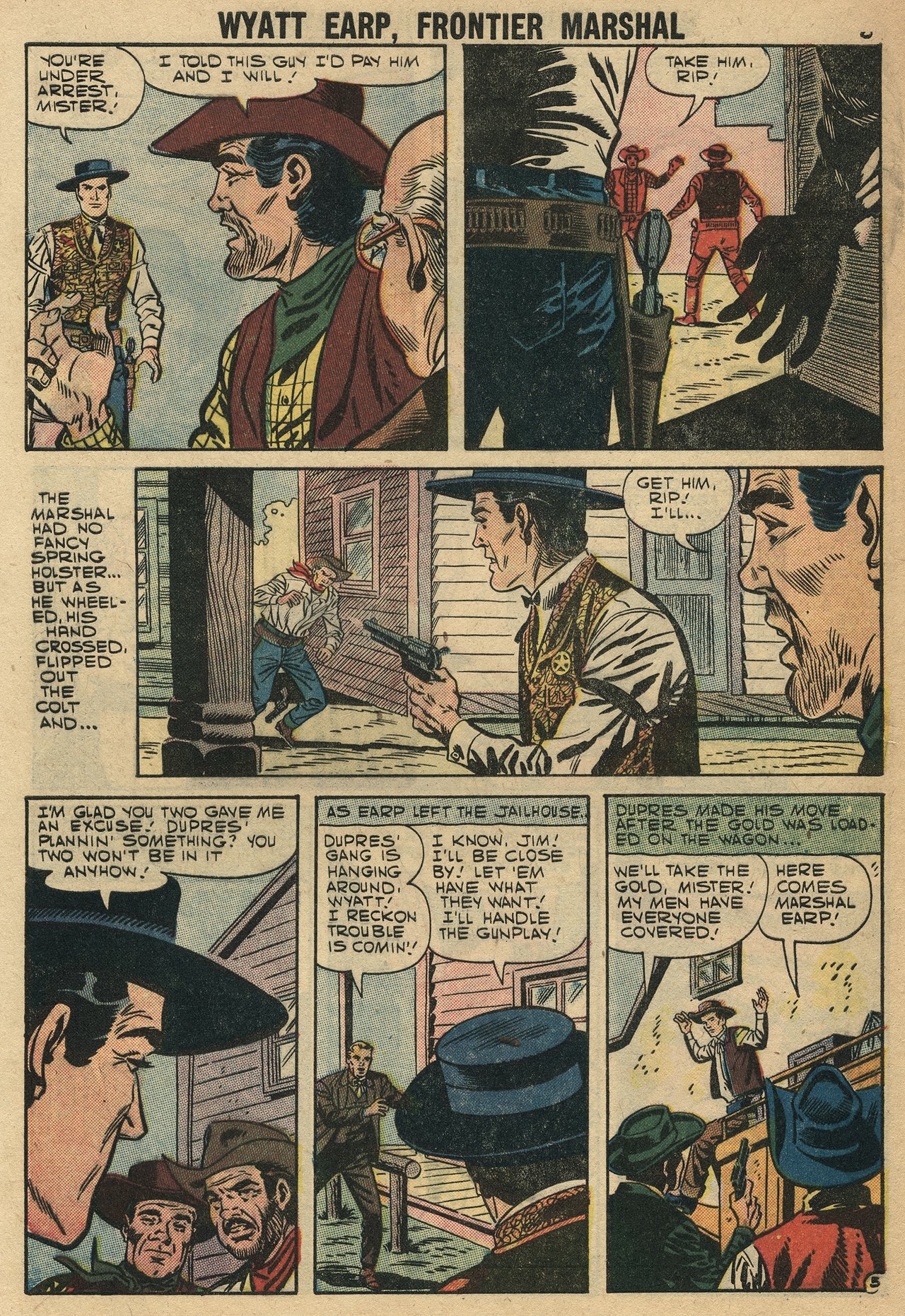 Read online Wyatt Earp Frontier Marshal comic -  Issue #18 - 8