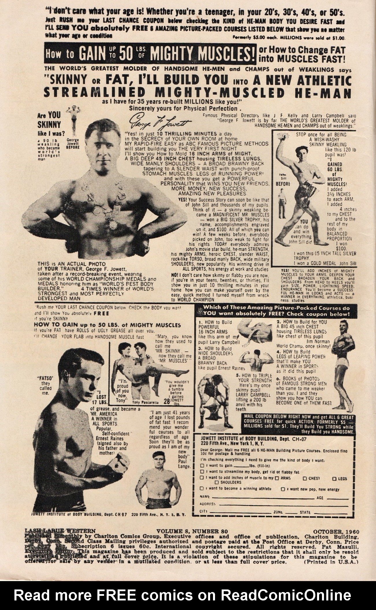 Read online Lash Larue Western (1949) comic -  Issue #80 - 2