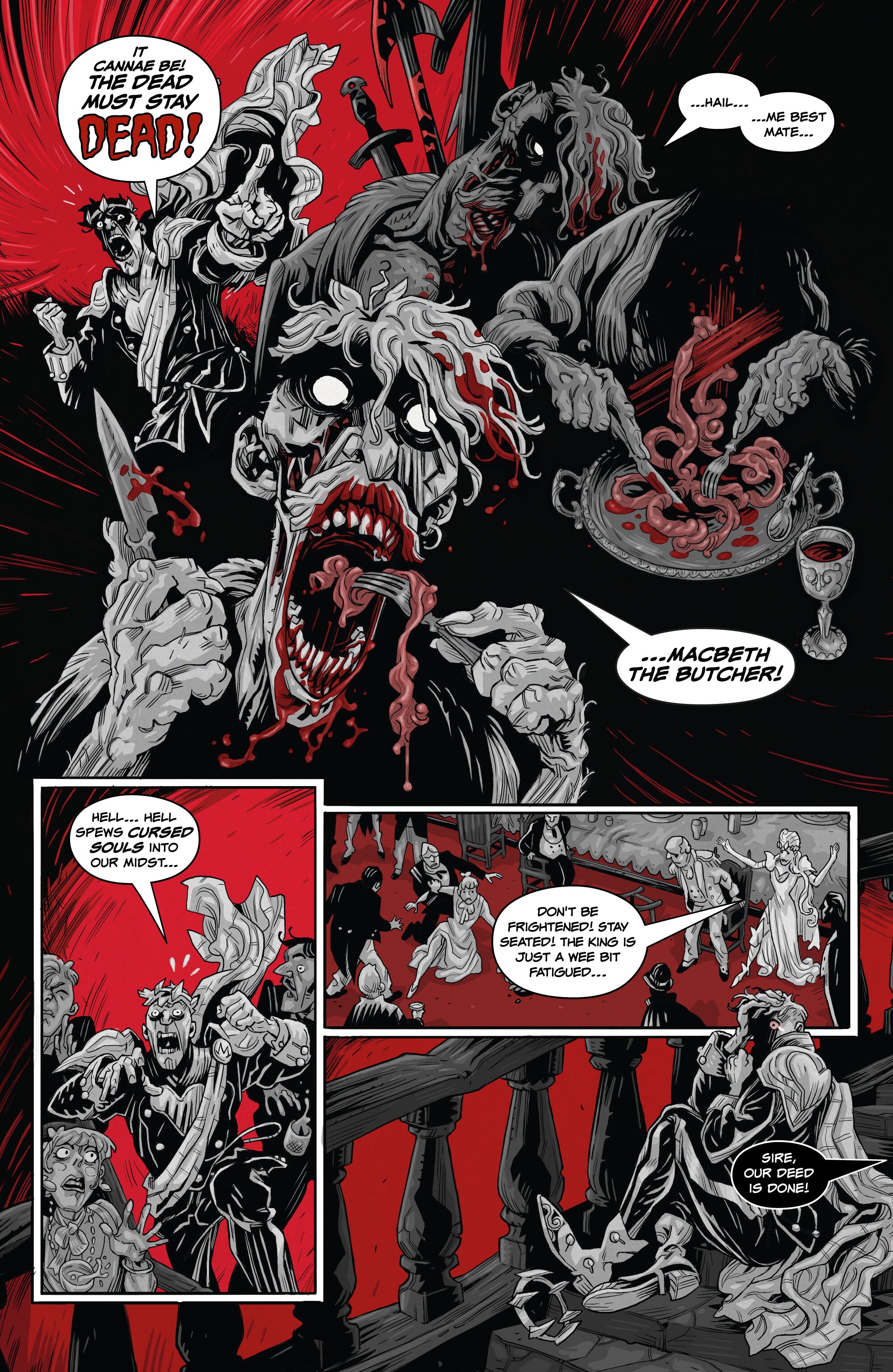 Read online Macbeth: A Tale of Horror comic -  Issue # TPB - 56