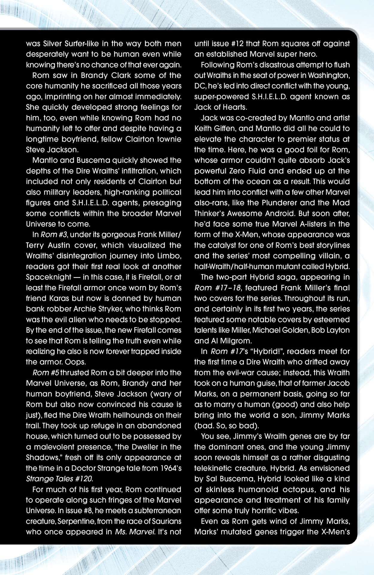 Read online Rom: The Original Marvel Years Omnibus comic -  Issue # TPB (Part 1) - 11