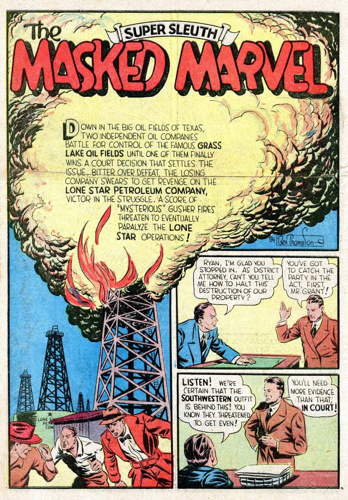 Read online Masked Marvel comic -  Issue #2 - 22
