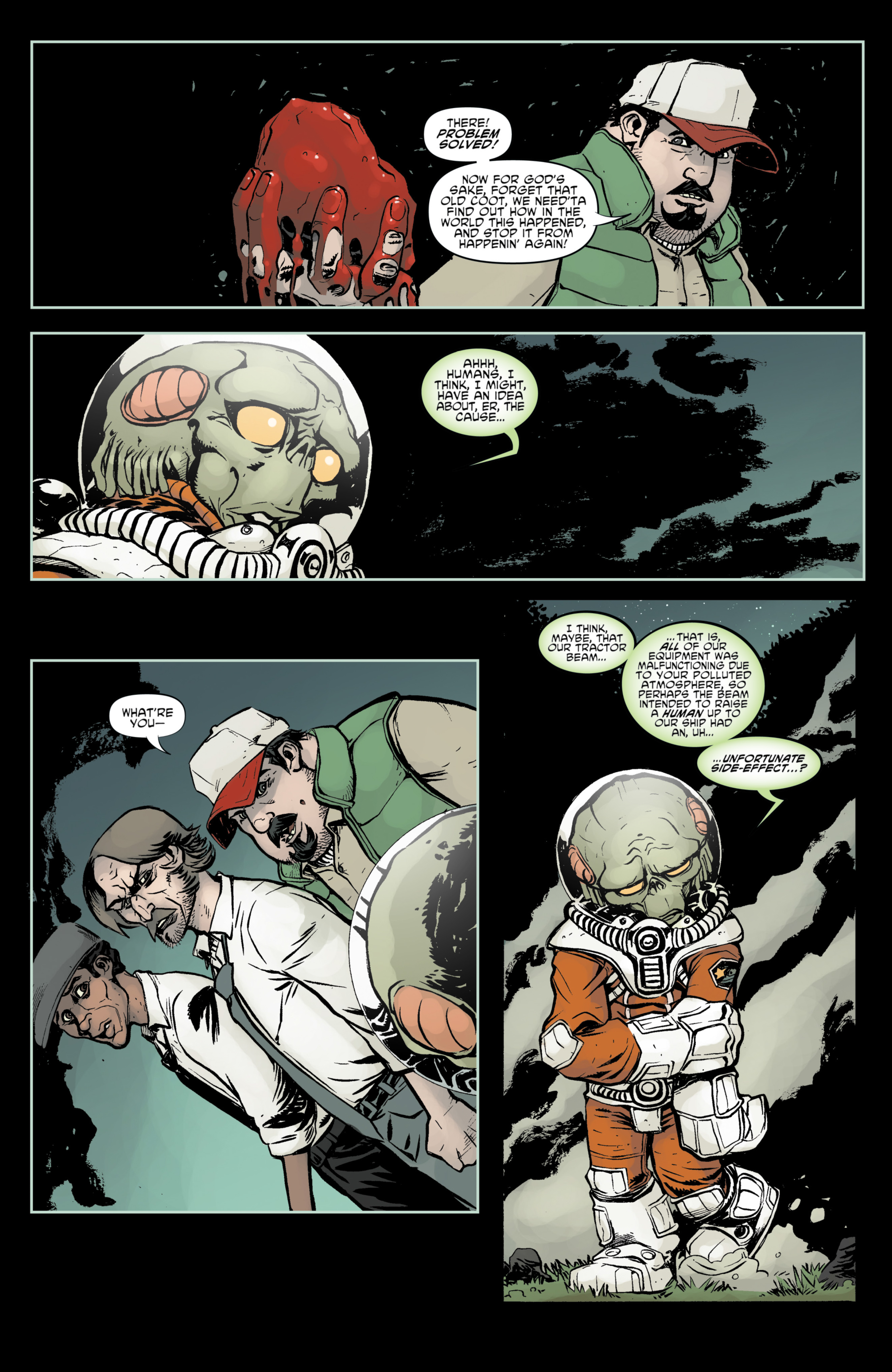 Read online The Colonized: Zombies vs. Aliens comic -  Issue # TPB - 29