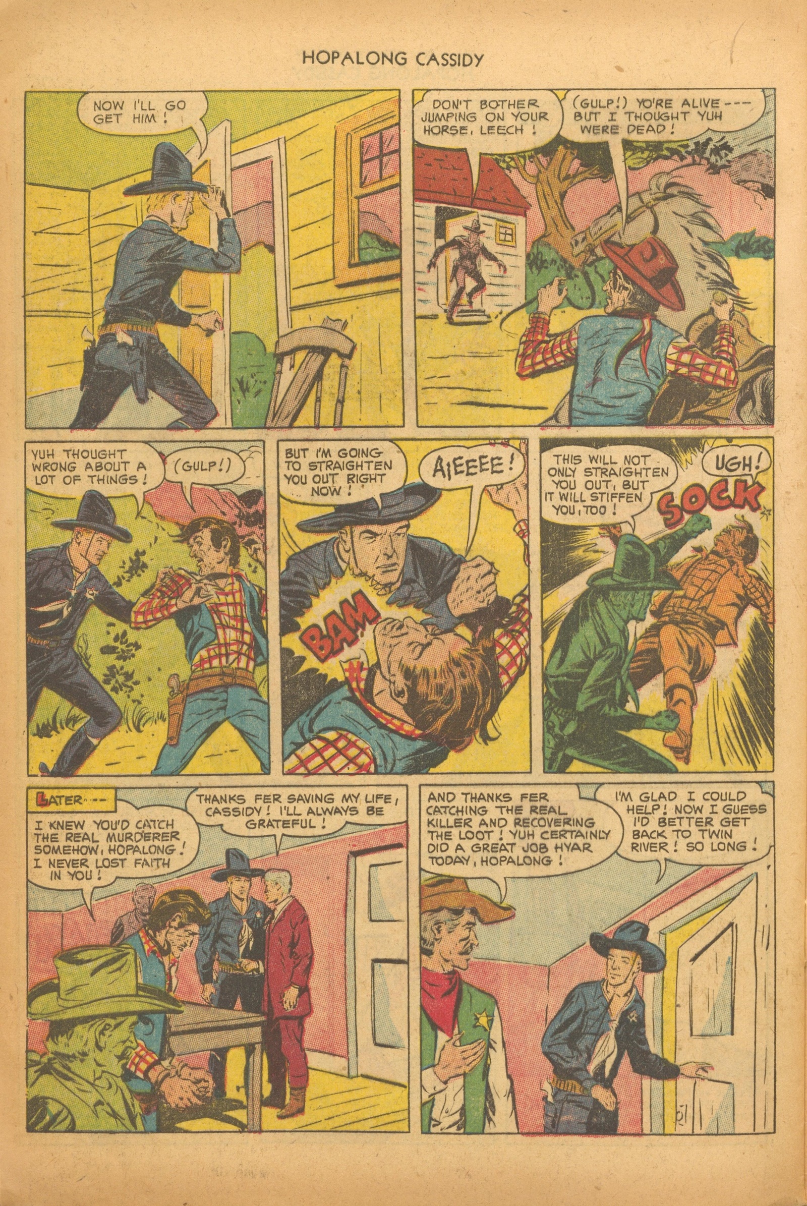 Read online Hopalong Cassidy comic -  Issue #78 - 32