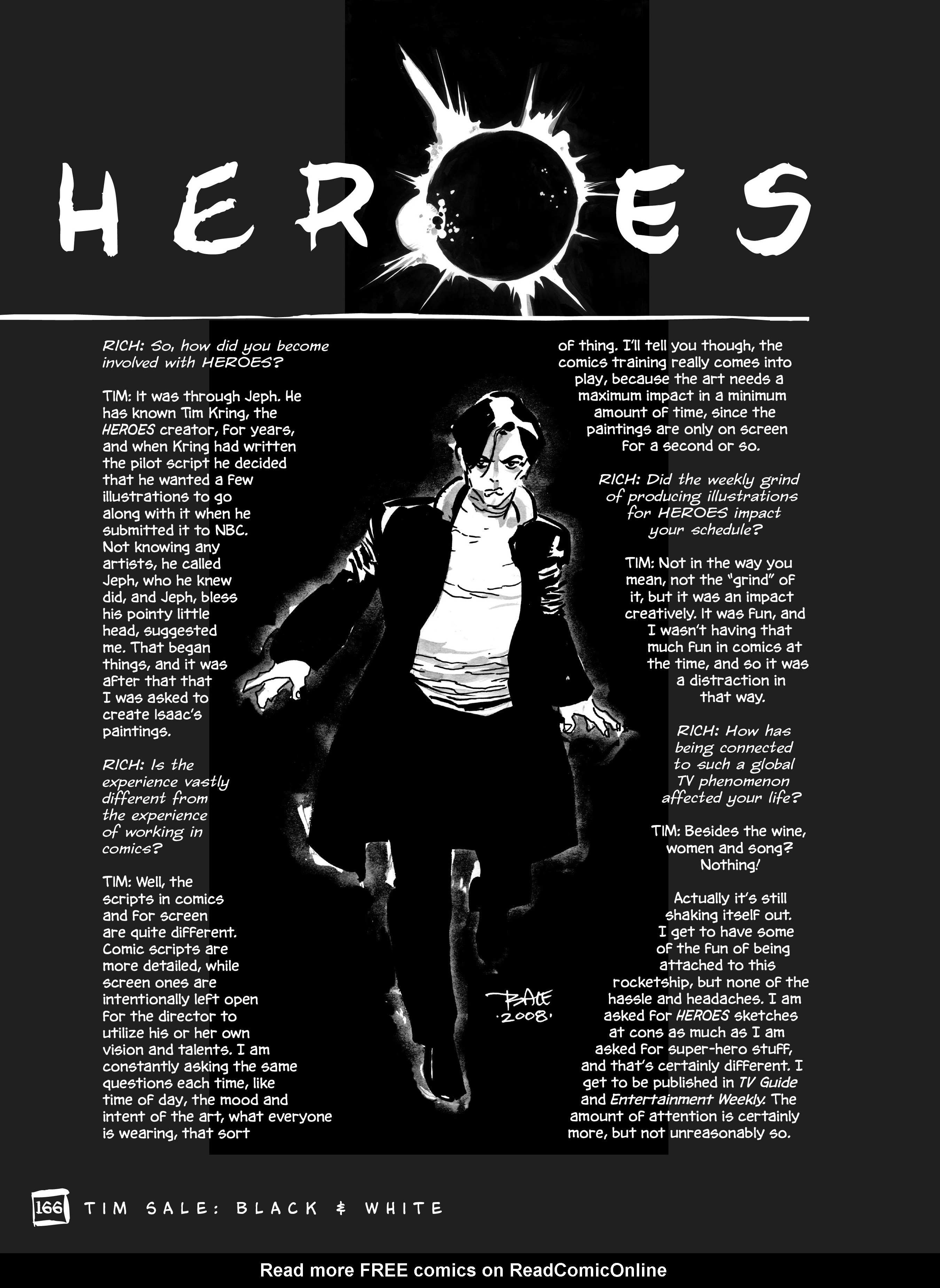 Read online Drawing Heroes in the Backyard: Tim Sale Black and White, Revised and Expanded comic -  Issue # TPB (Part 2) - 55