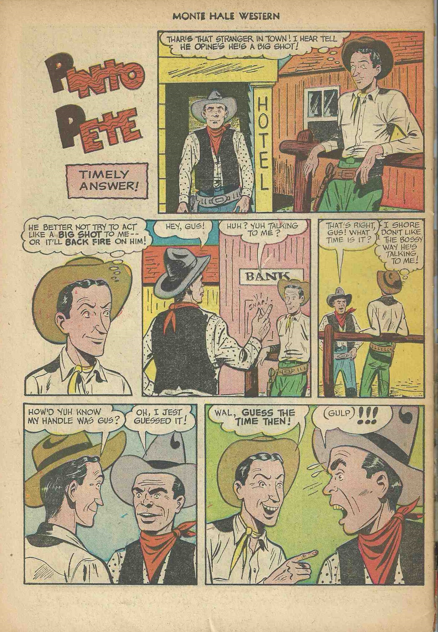 Read online Monte Hale Western comic -  Issue #57 - 34