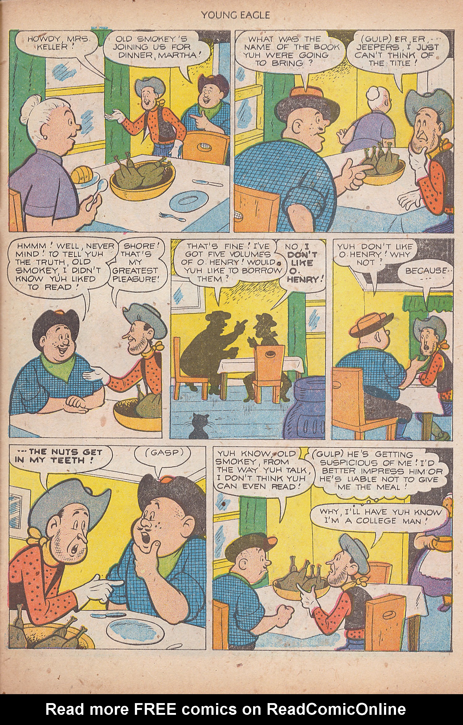 Read online Young Eagle comic -  Issue #7 - 21