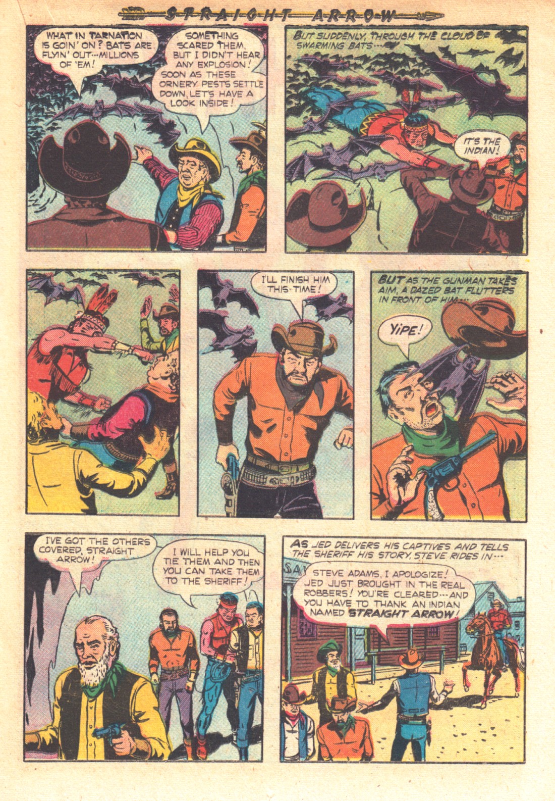 Read online Straight Arrow comic -  Issue #17 - 17