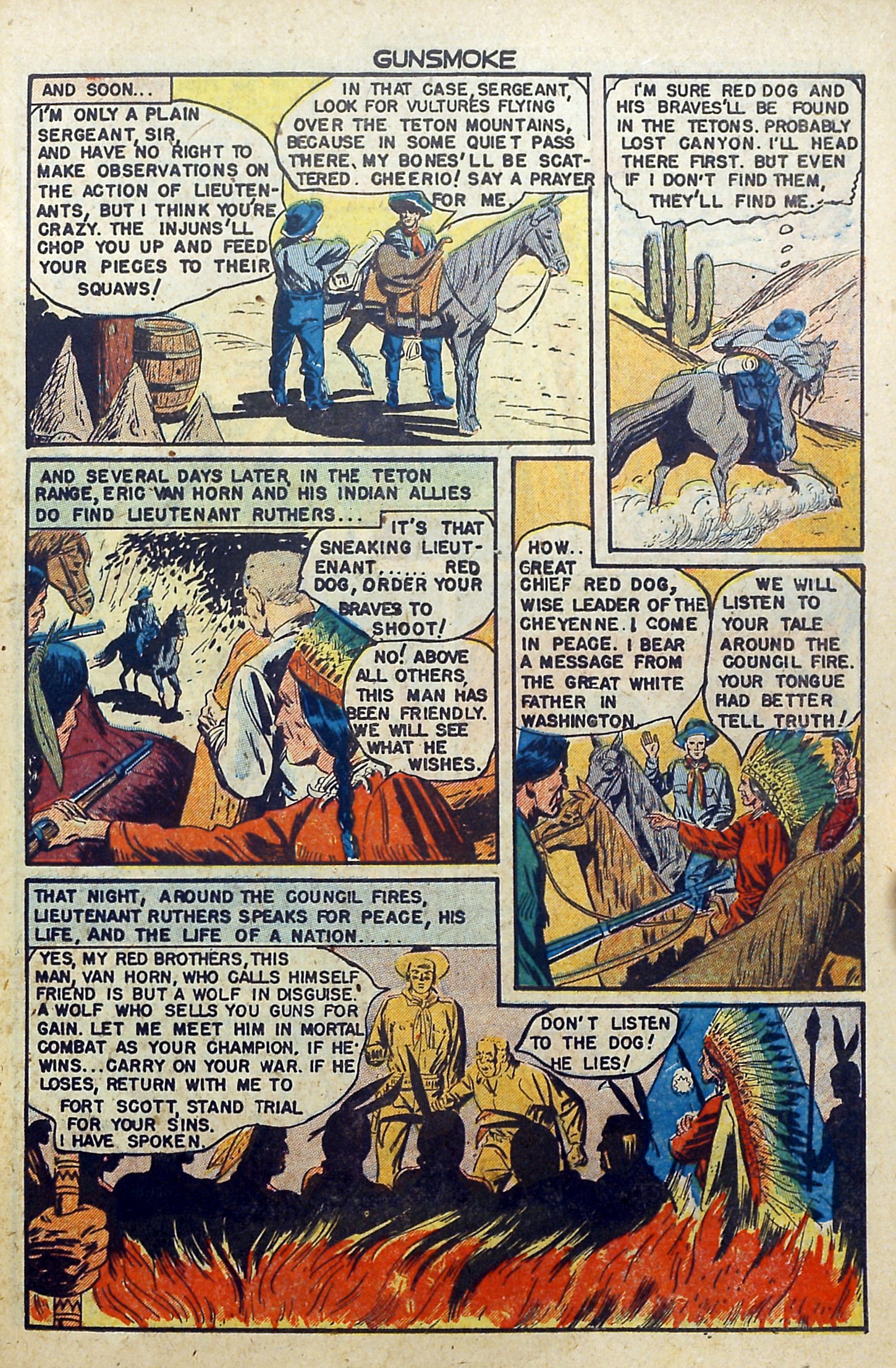 Read online Gunsmoke comic -  Issue #7 - 31