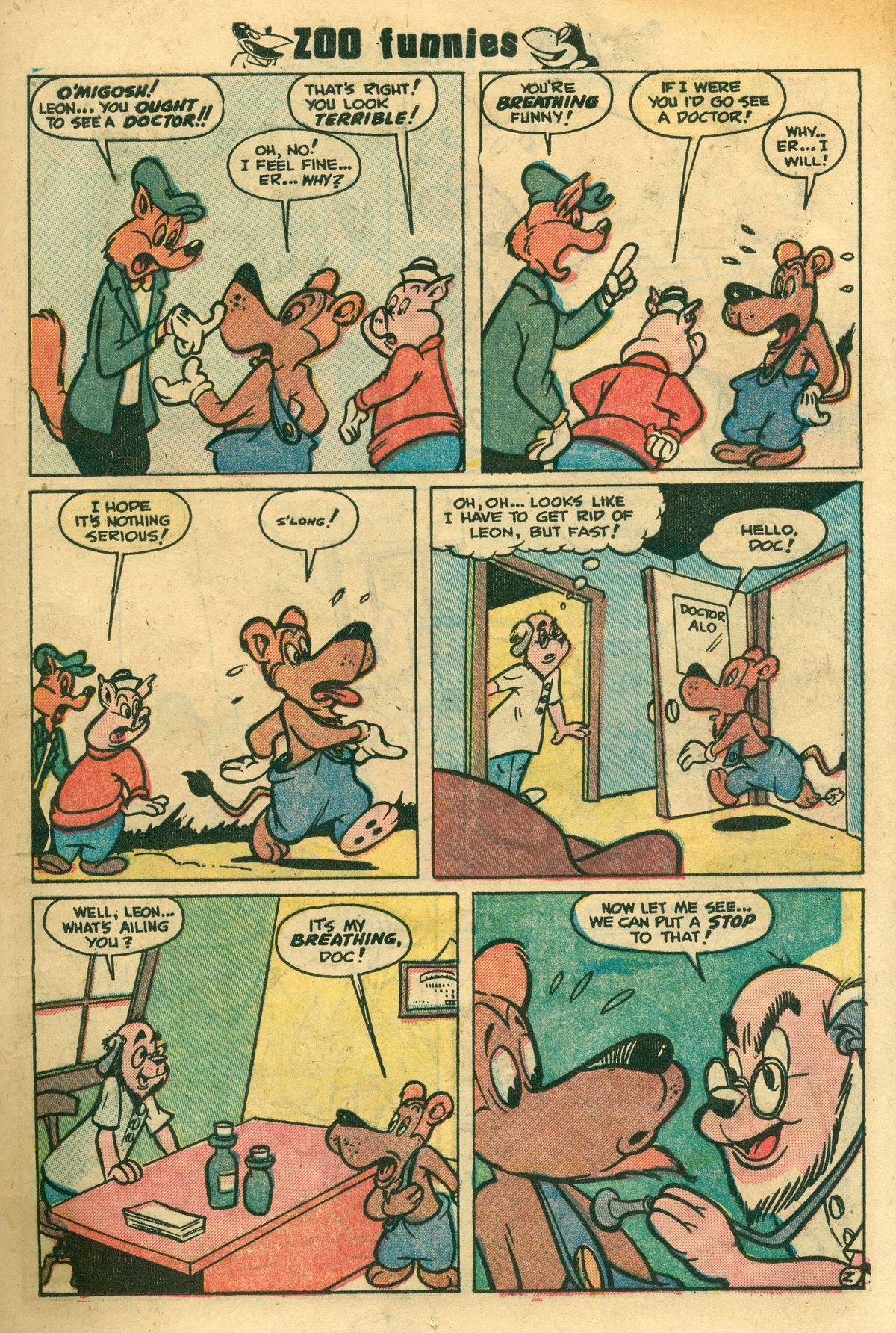 Read online Zoo Funnies comic -  Issue #2 - 13