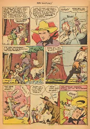 Read online Ken Maynard Western comic -  Issue #6 - 6