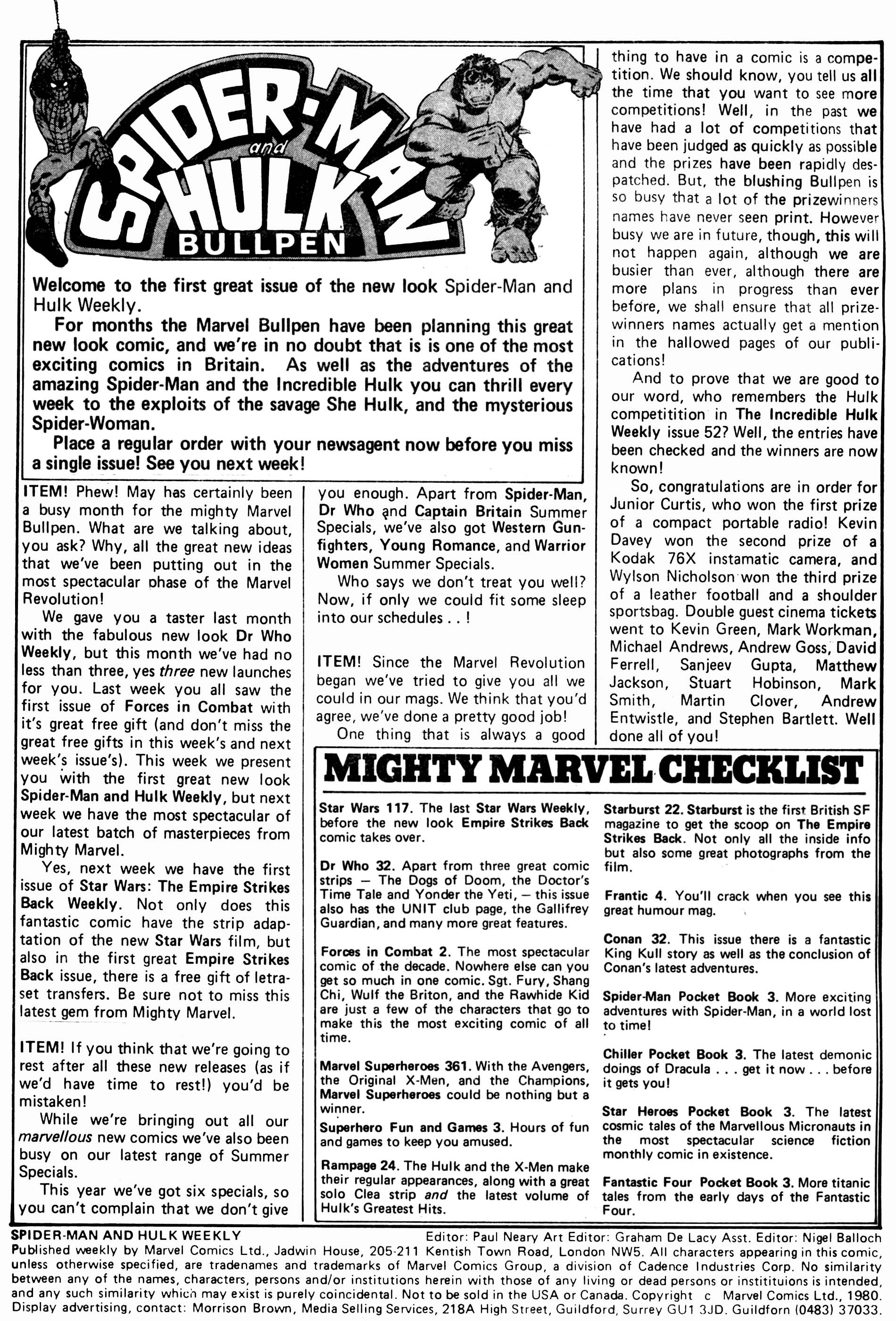 Read online Spider-Man and Hulk Weekly comic -  Issue #376 - 2