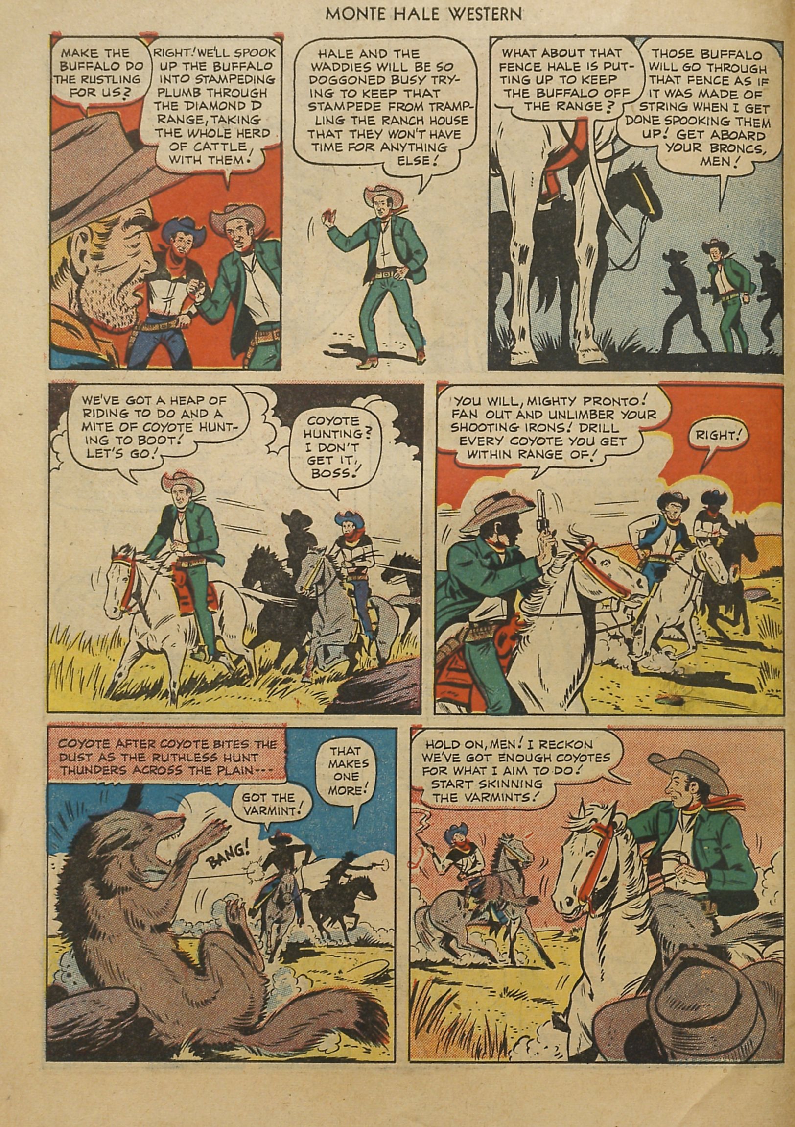 Read online Monte Hale Western comic -  Issue #52 - 6