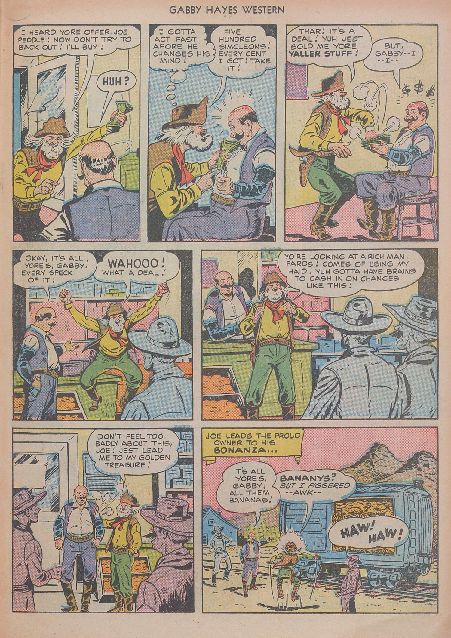 Read online Gabby Hayes Western comic -  Issue #20 - 27