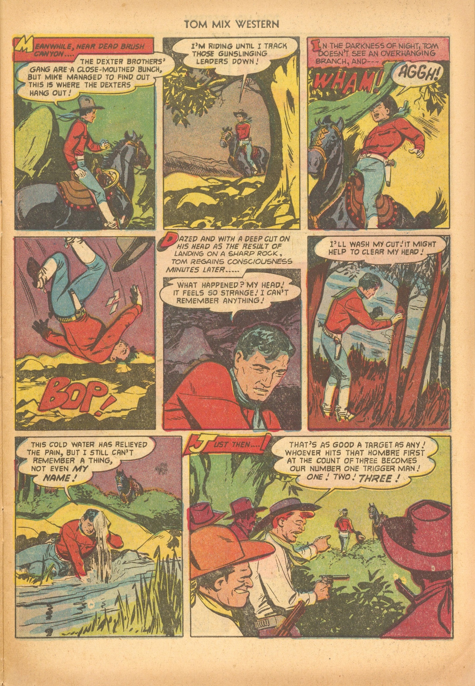 Read online Tom Mix Western (1948) comic -  Issue #53 - 7