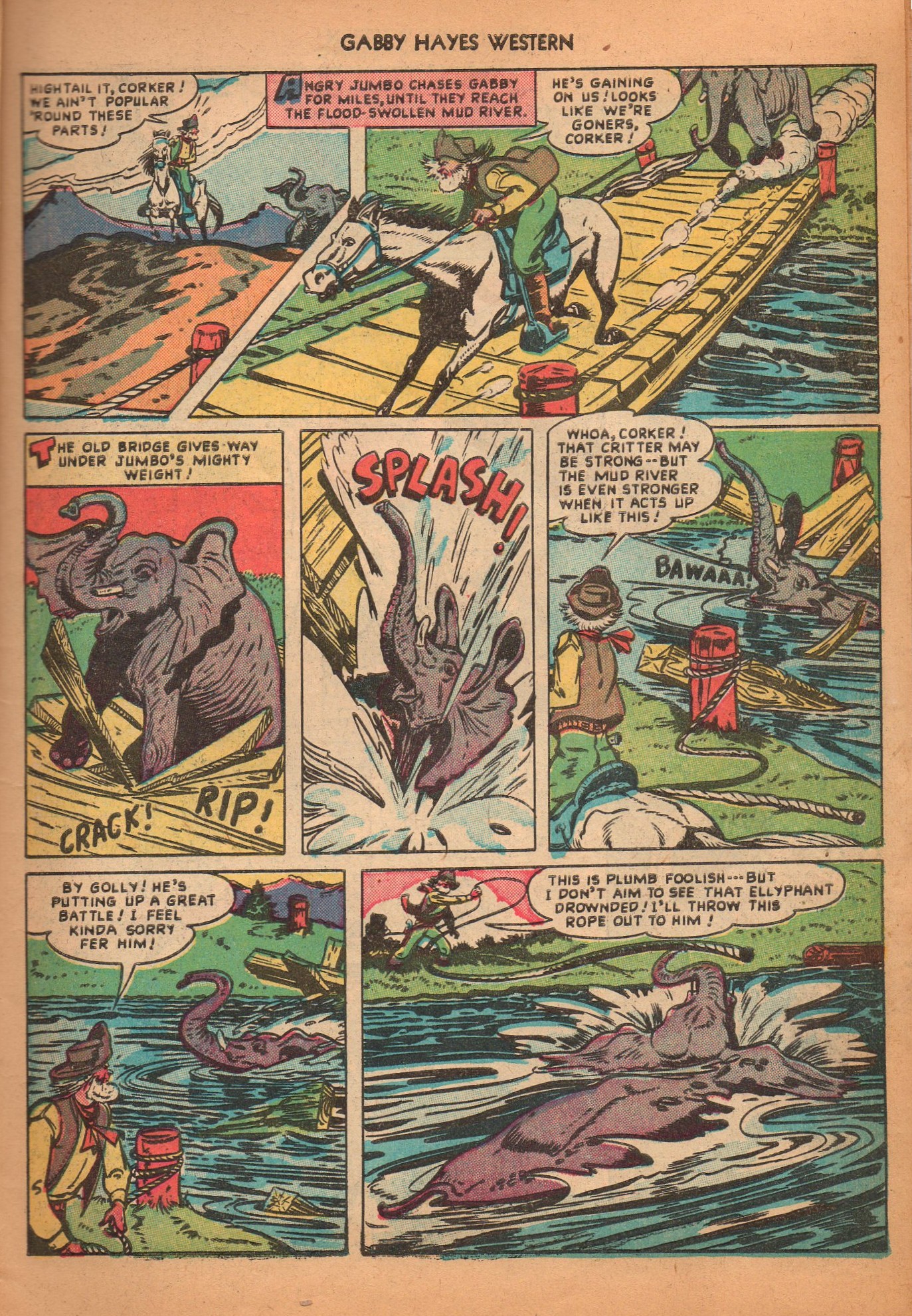 Read online Gabby Hayes Western comic -  Issue #7 - 7