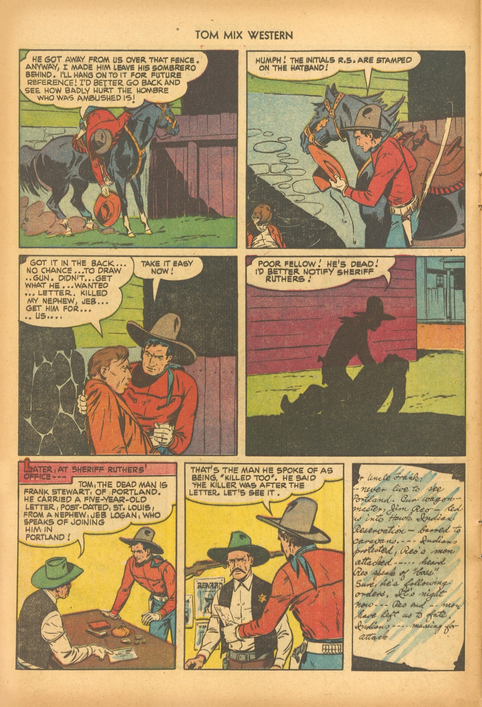 Read online Tom Mix Western (1948) comic -  Issue #46 - 24