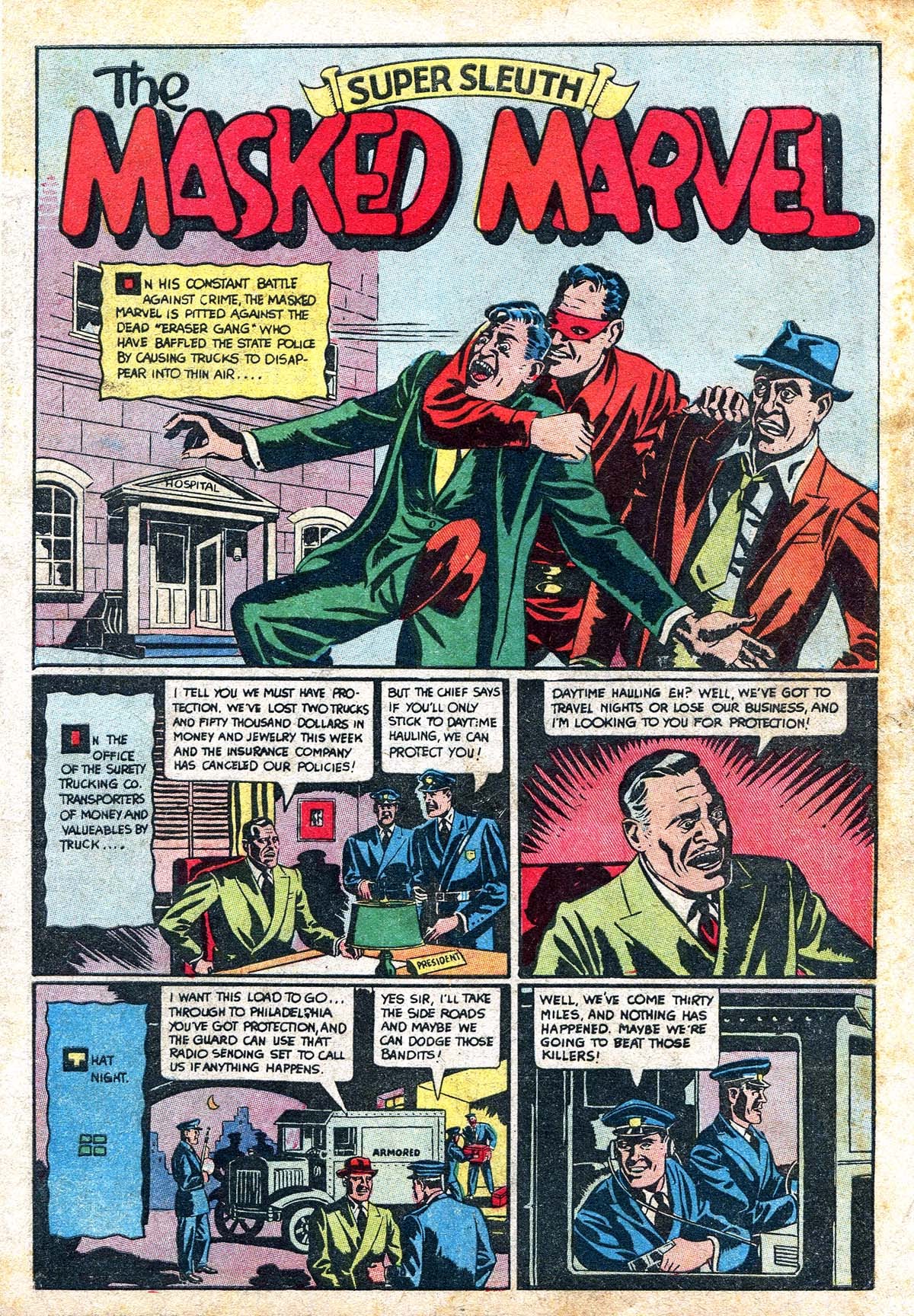 Read online Masked Marvel comic -  Issue #2 - 3
