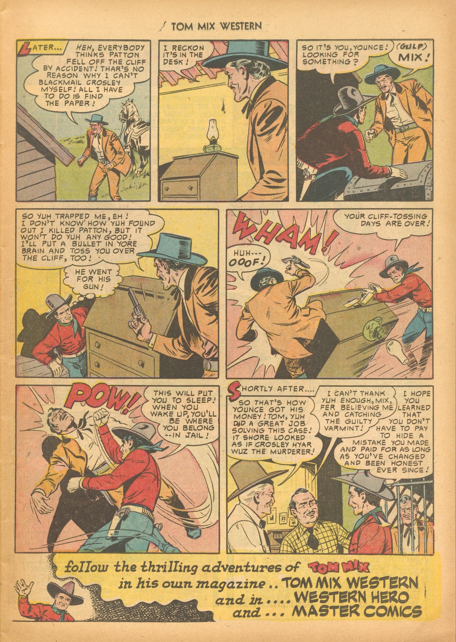 Read online Tom Mix Western (1948) comic -  Issue #33 - 11