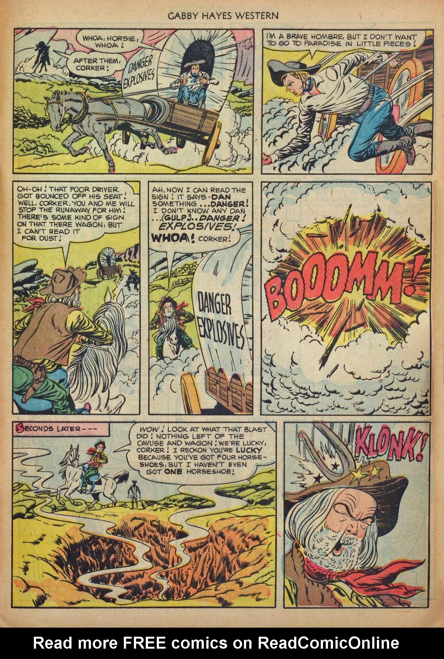 Read online Gabby Hayes Western comic -  Issue #44 - 29