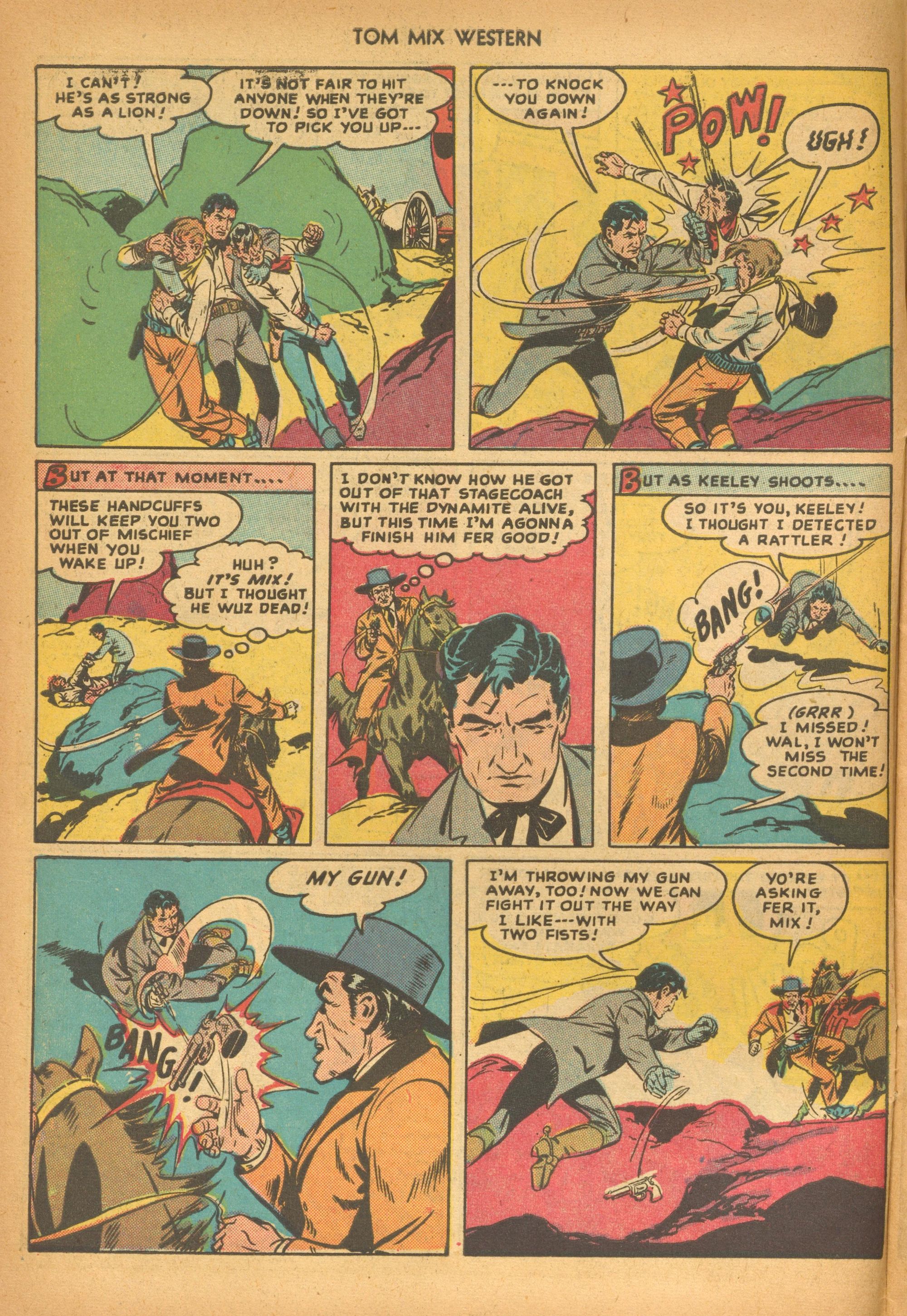 Read online Tom Mix Western (1948) comic -  Issue #16 - 10