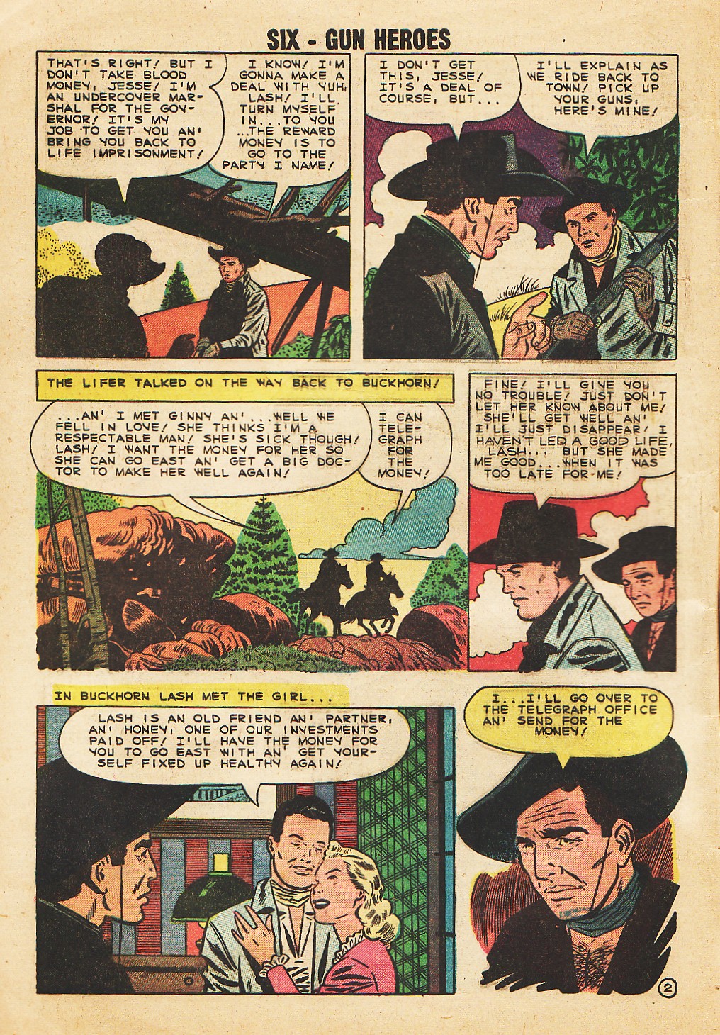 Read online Six-Gun Heroes comic -  Issue #51 - 4