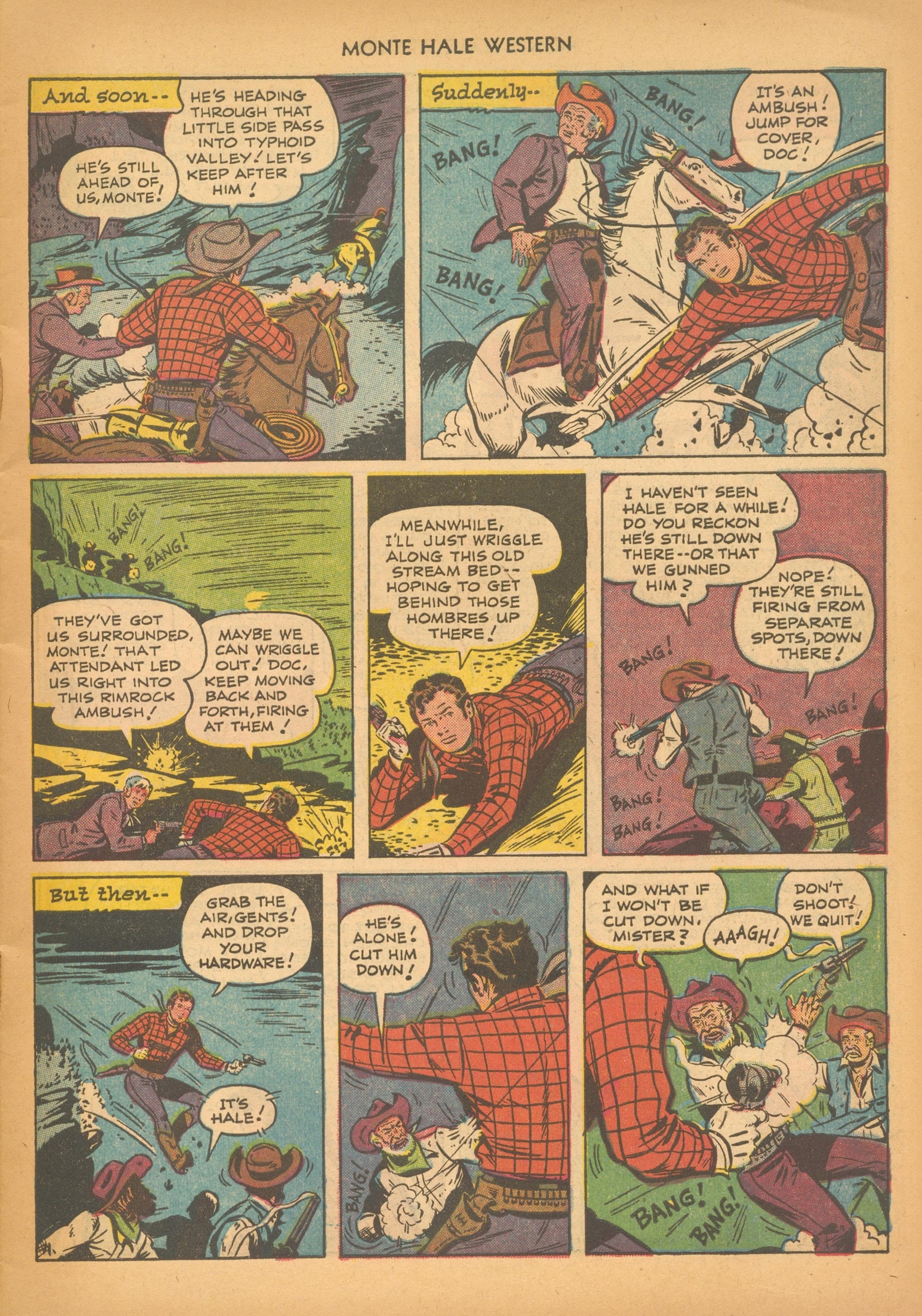 Read online Monte Hale Western comic -  Issue #74 - 7