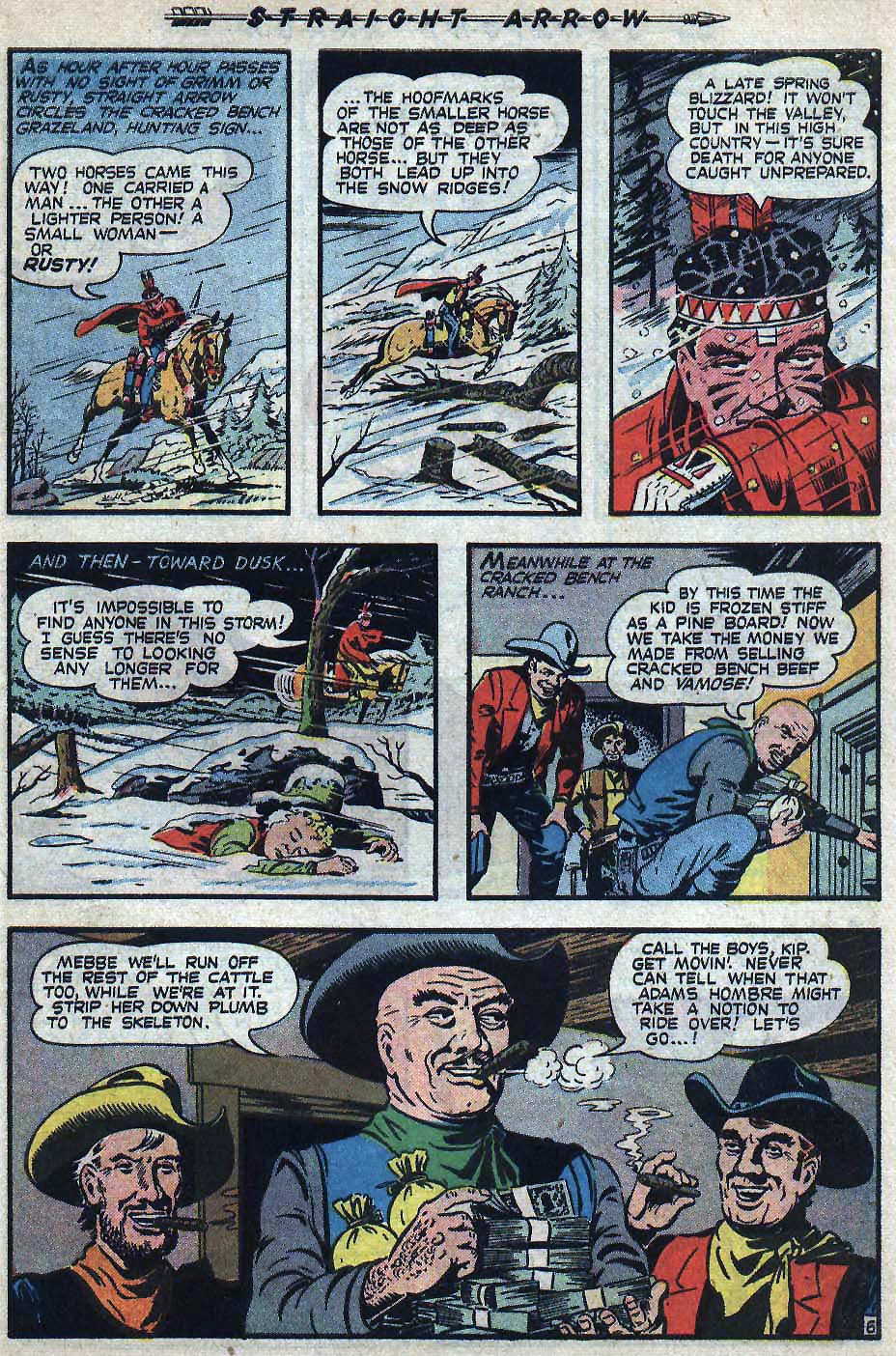 Read online Straight Arrow comic -  Issue #6 - 32