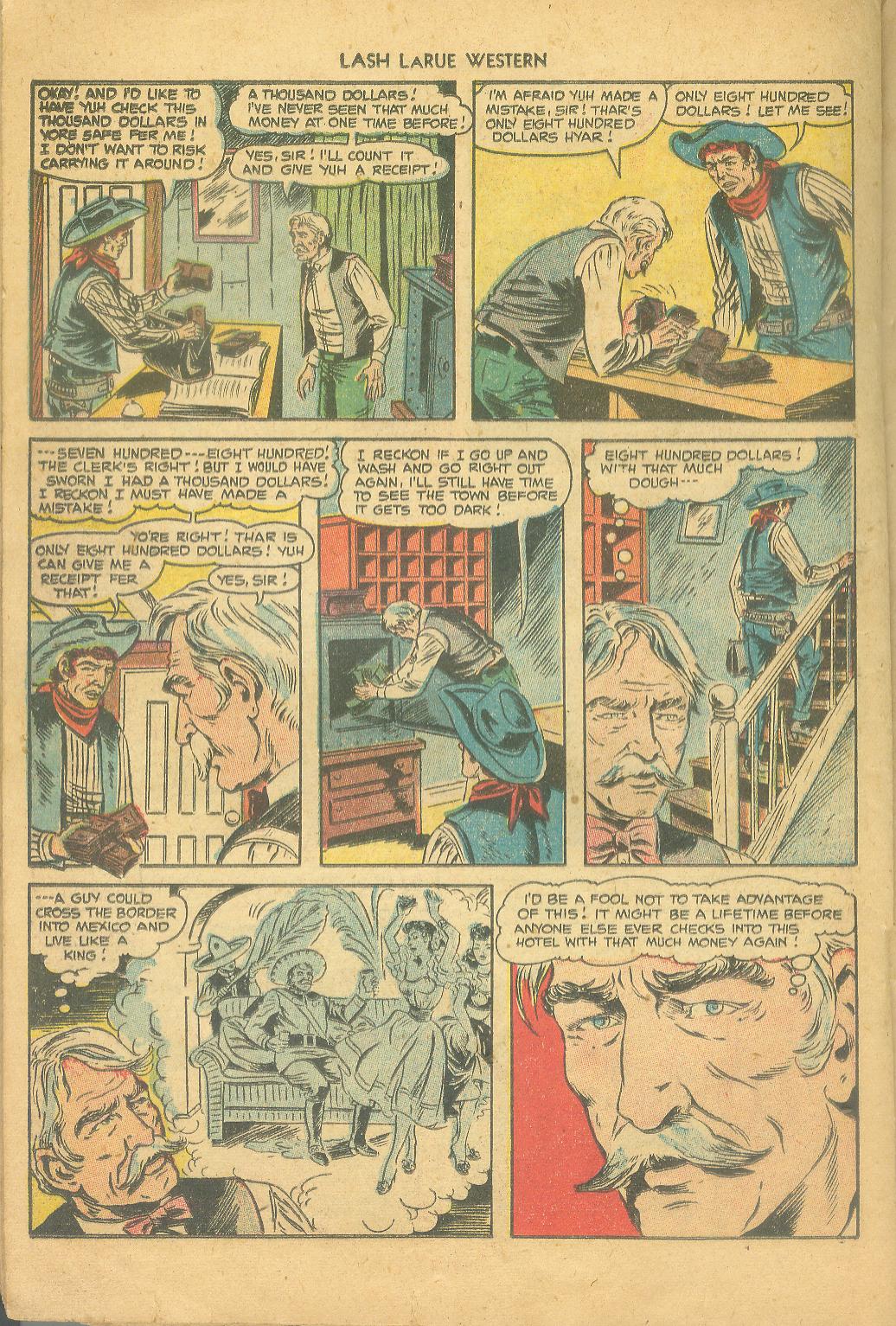 Read online Lash Larue Western (1949) comic -  Issue #43 - 20