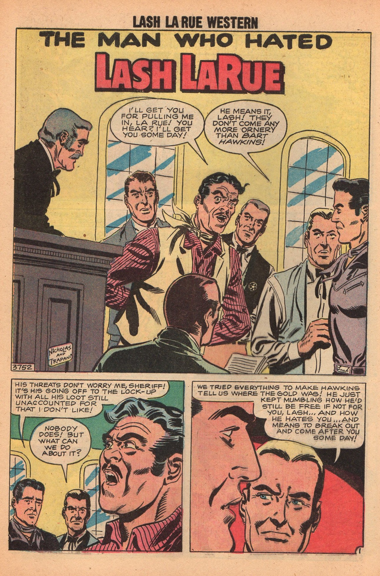 Read online Lash Larue Western (1949) comic -  Issue #72 - 28