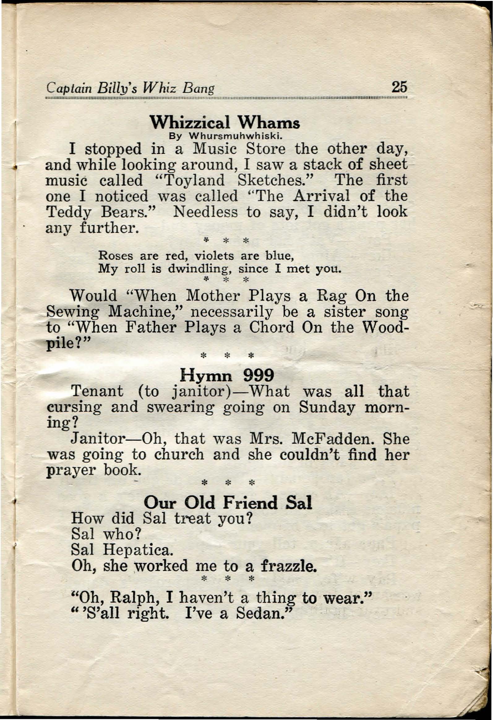 Read online Captain Billy's Whiz Bang comic -  Issue #29 - 27